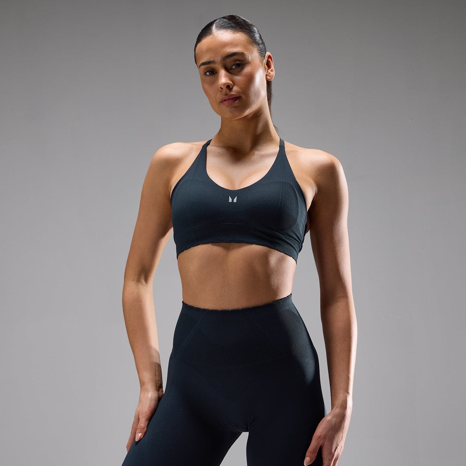 Mp Damen Tempo Ultra Seamless Sport-Bh – Deep Midnight - S