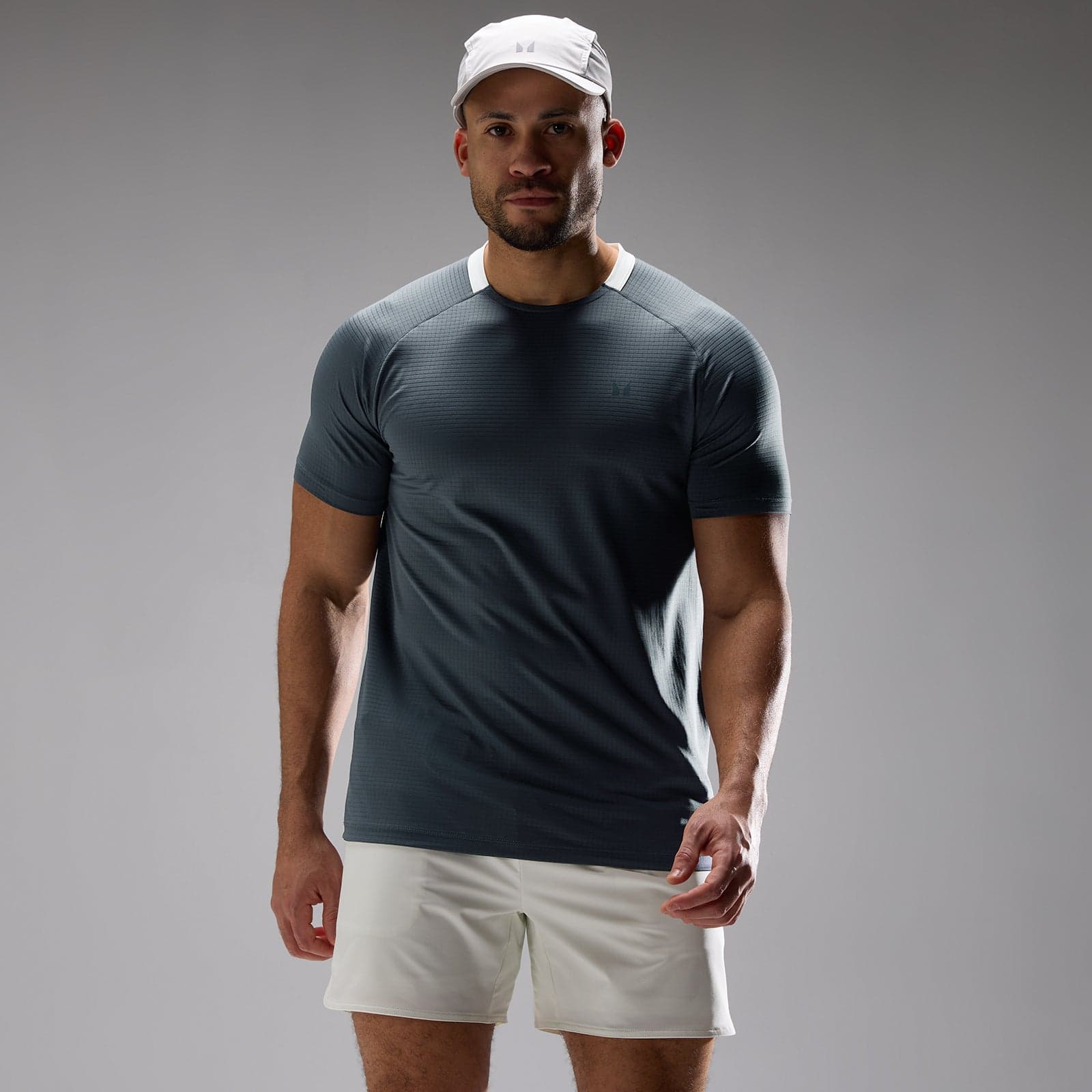 Mp Training Ultra Gridded T-Shirt Für Herren – Anchor Grey - Xs
