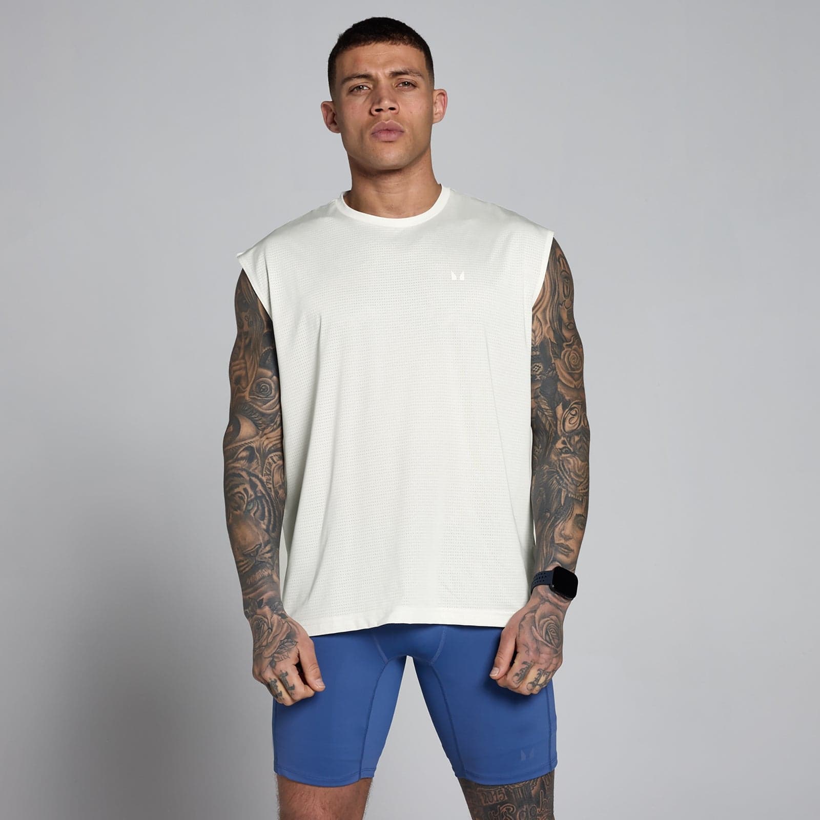 Mp Herren Hybrid Oversized Mesh-Tank – Mist - Xl