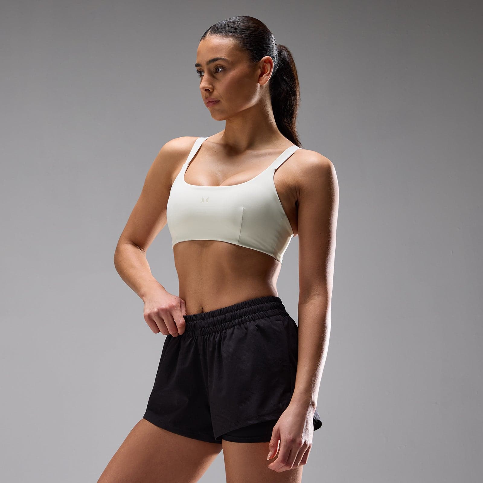 Mp Damen Velocity Ultra Sport-Bh - Nebel - M
