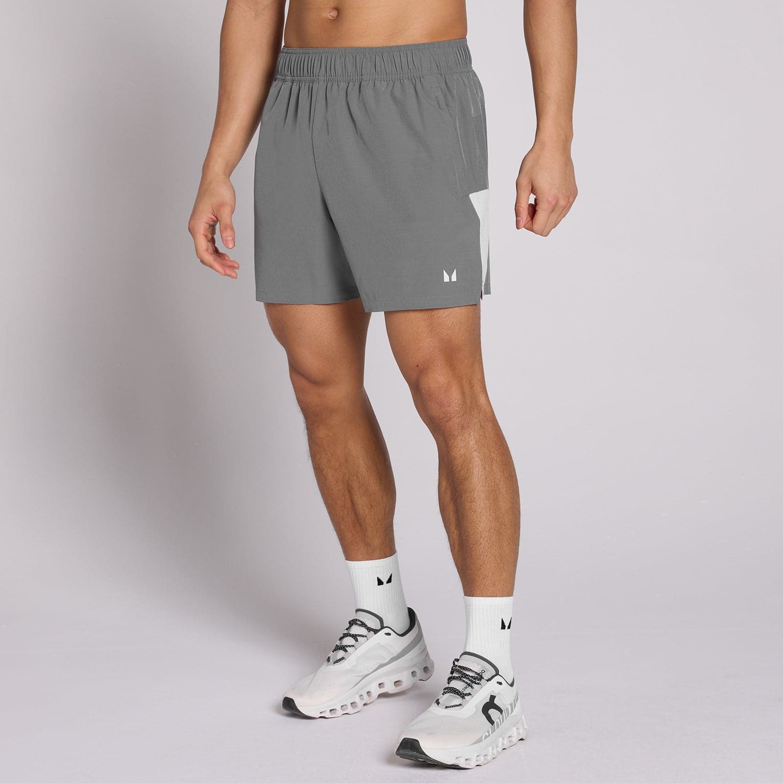 Mp Herren Active Training 5 Shorts Mit Taschen – Stahlgrau - M
