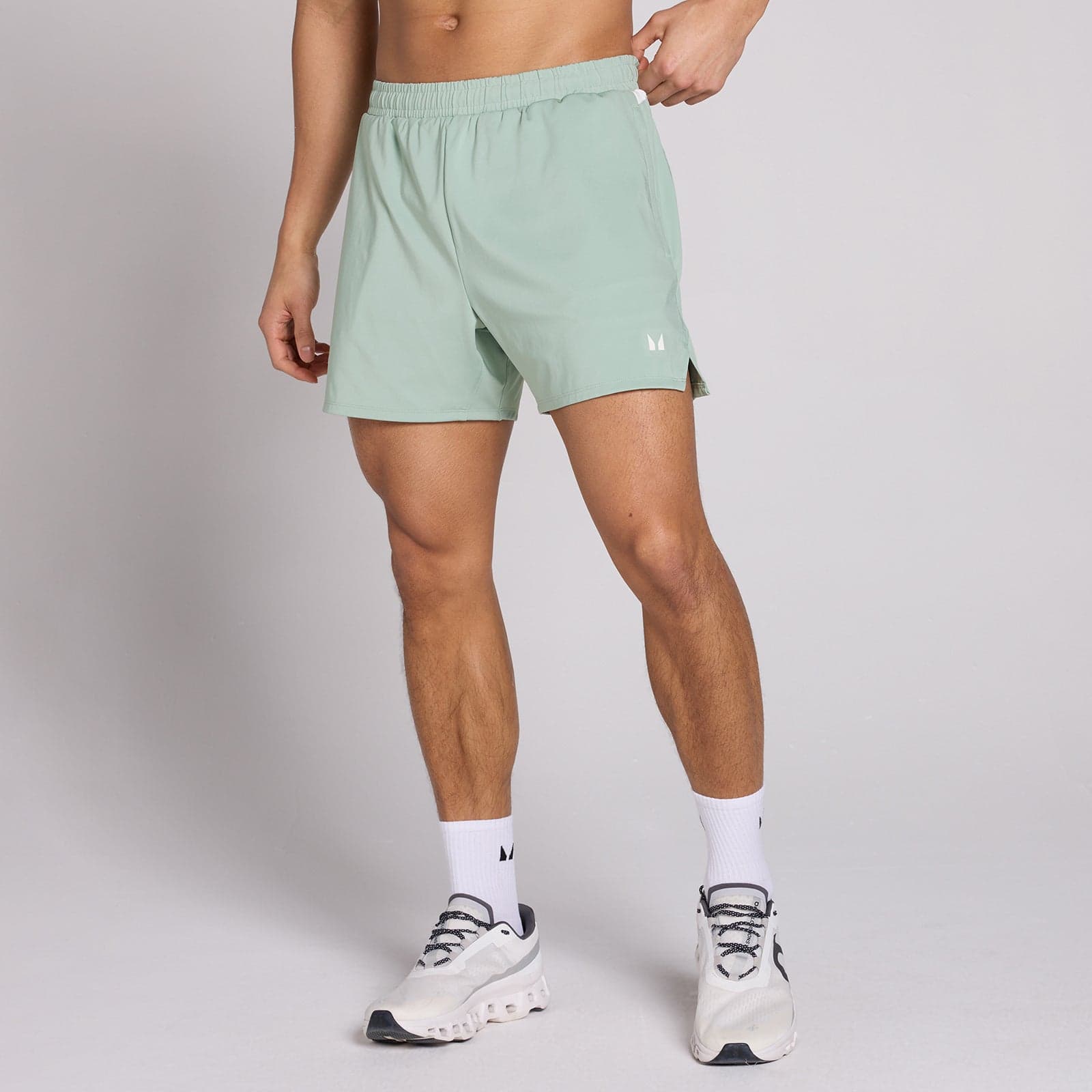 Mp Herren Tempo Panel 5  Shorts - Eukalyptus - Xxxl