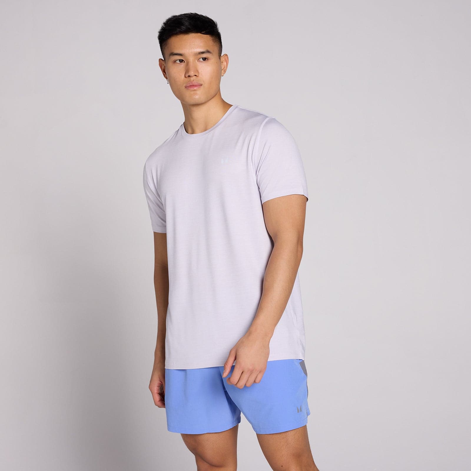 Mp Herren Tempo Marl T-Shirt - Fliedergrau - Xxl