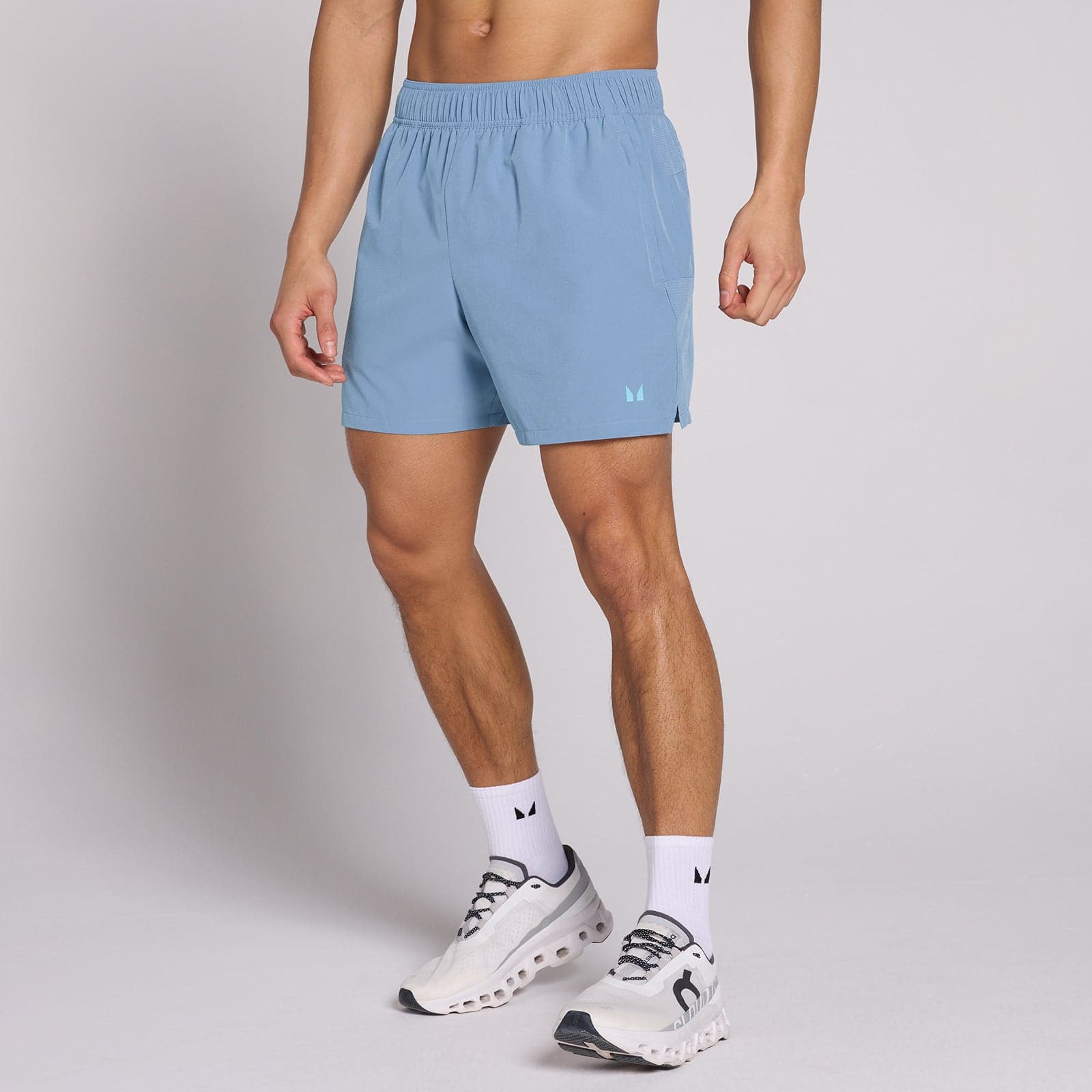 Mp Men'S Active Training 5 Pocket Short - Fog Blue - Xs