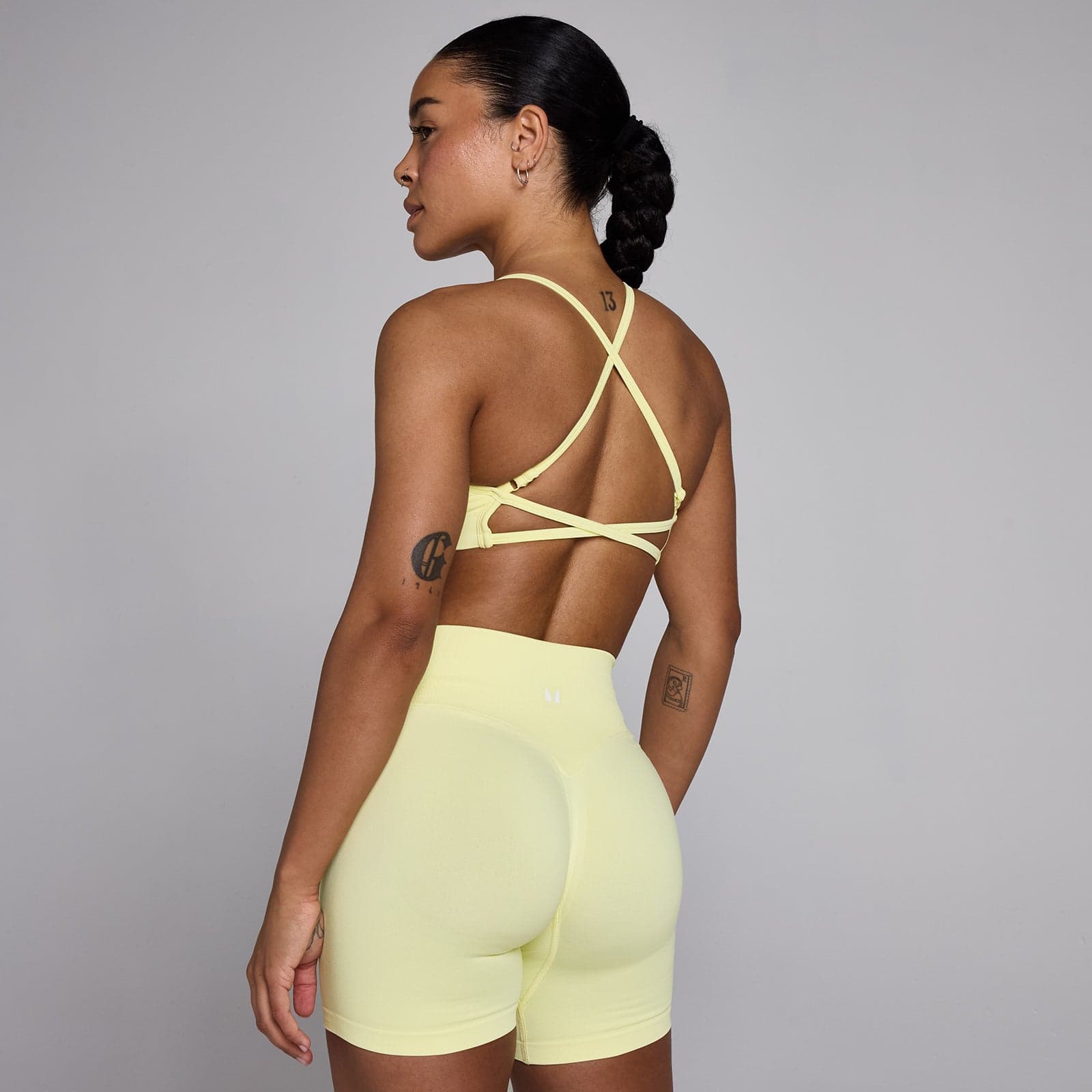 Mp Women'S Lift Seamless Strappy Bra - Lemon - Xxl