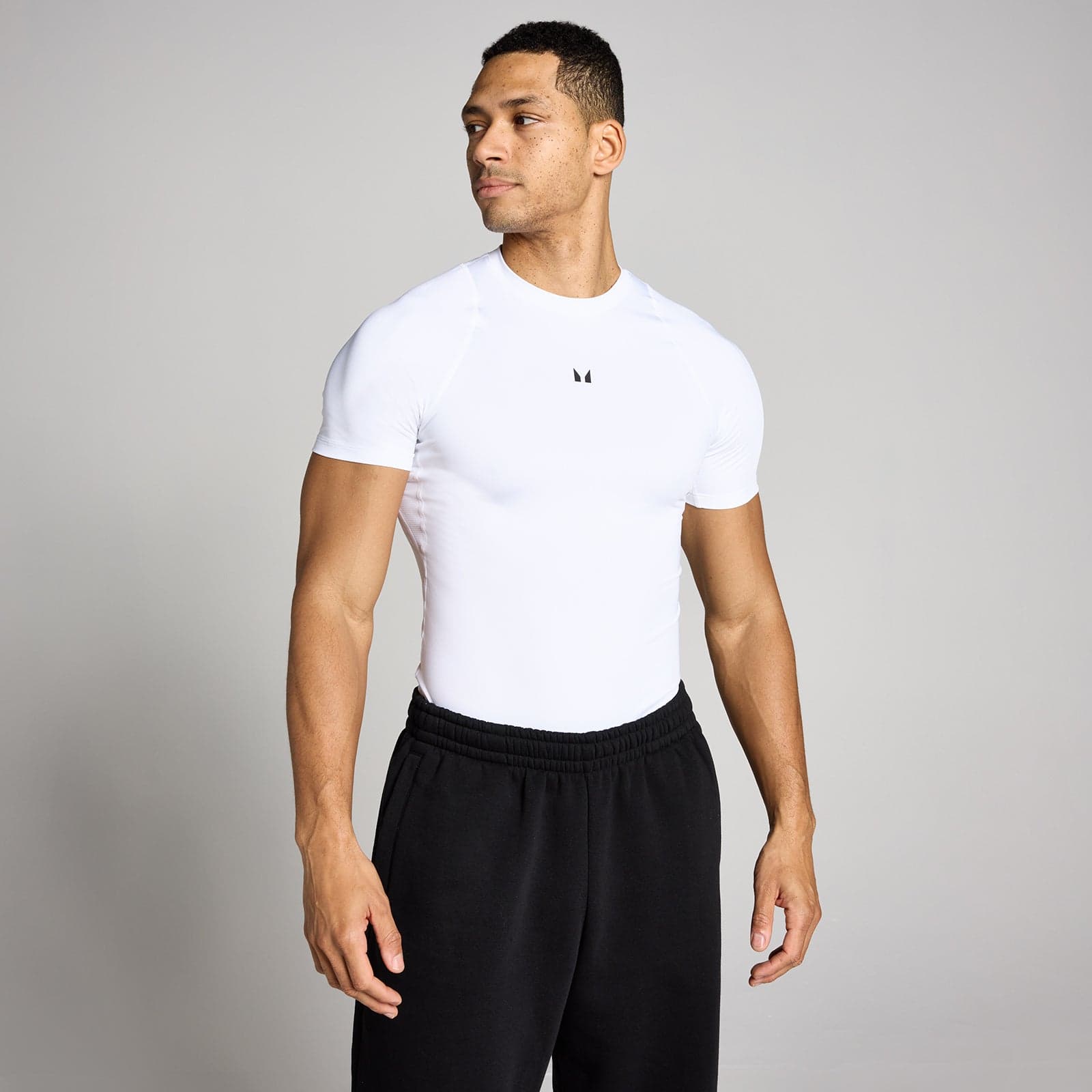 Mp Herren Training Kurzarm Baselayer - Weiß - Xl