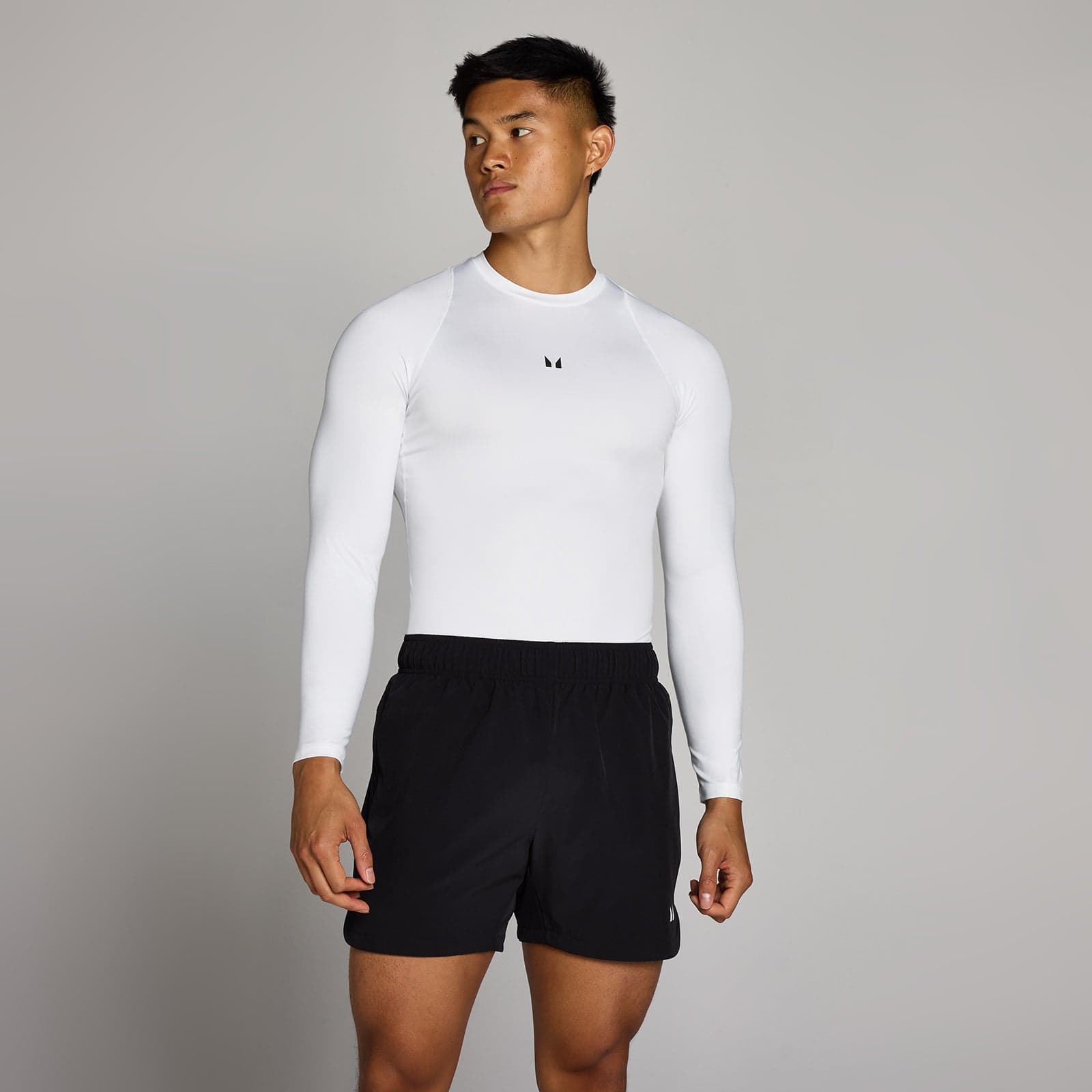 Mp Herren Training Langarm Baselayer - Weiß - L