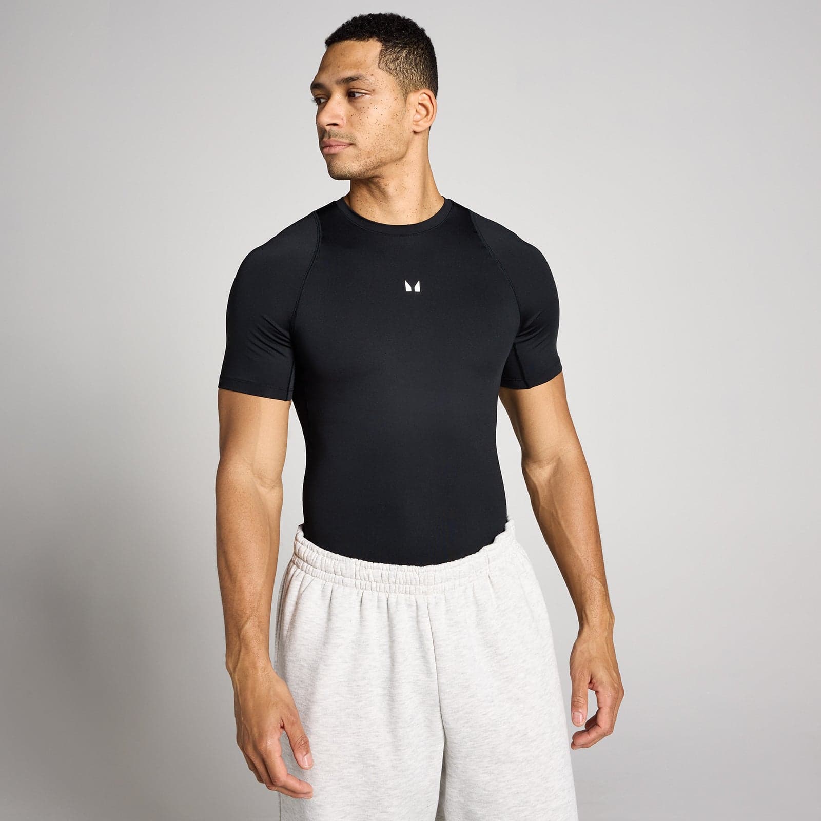 Mp Herren Training Kurzarm Baselayer - Schwarz - Xxs