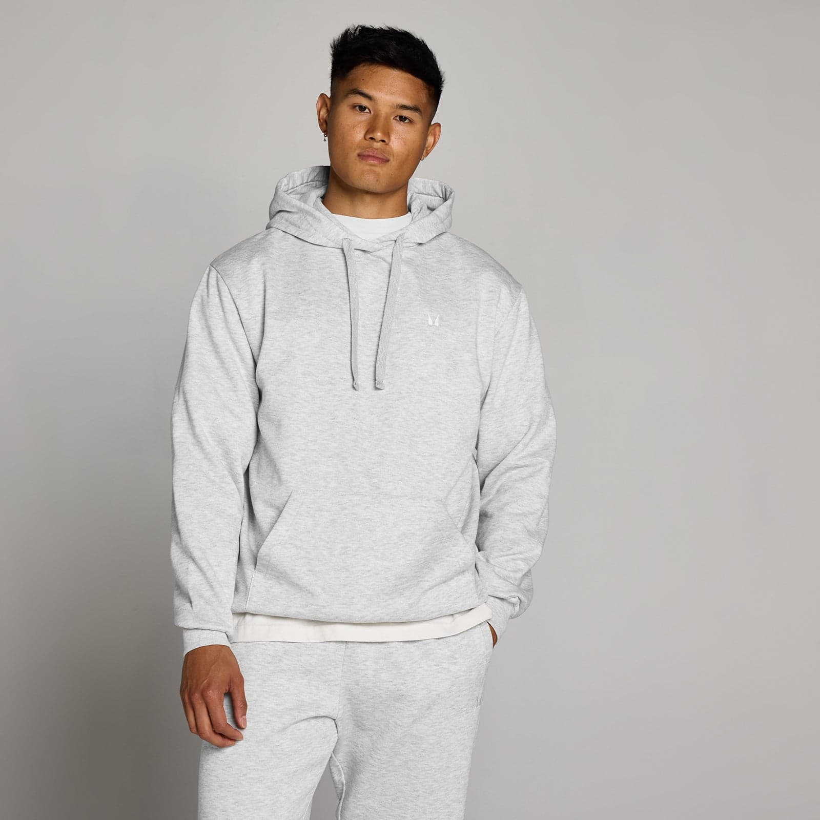 Mp Herren Rest Day Hoodie - Hellgrau Meliert - Xl