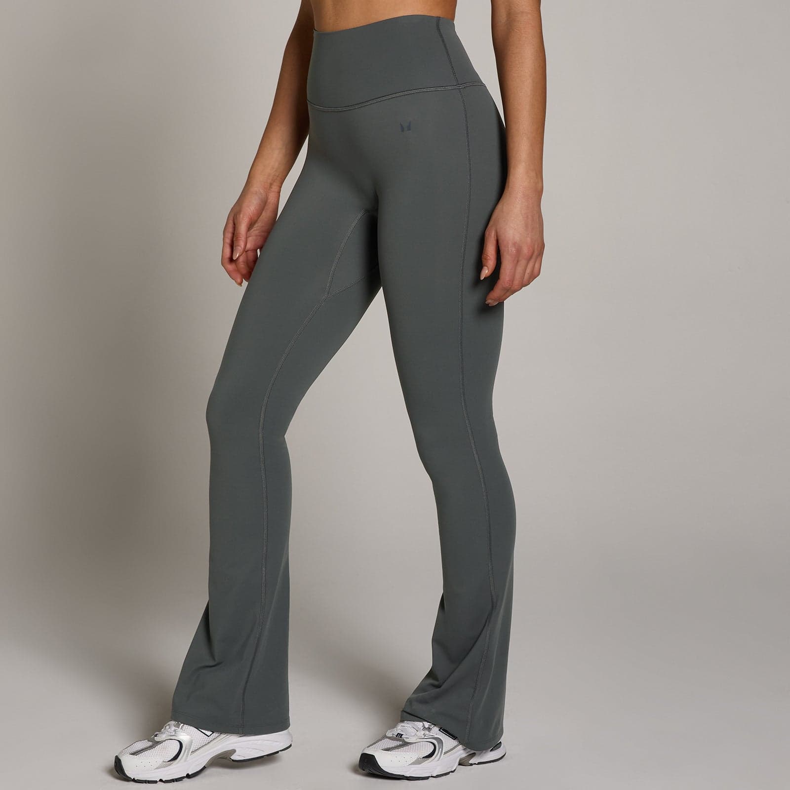 Mp Damen Tempo Flared Leggings - Dunkelgrau - Xl