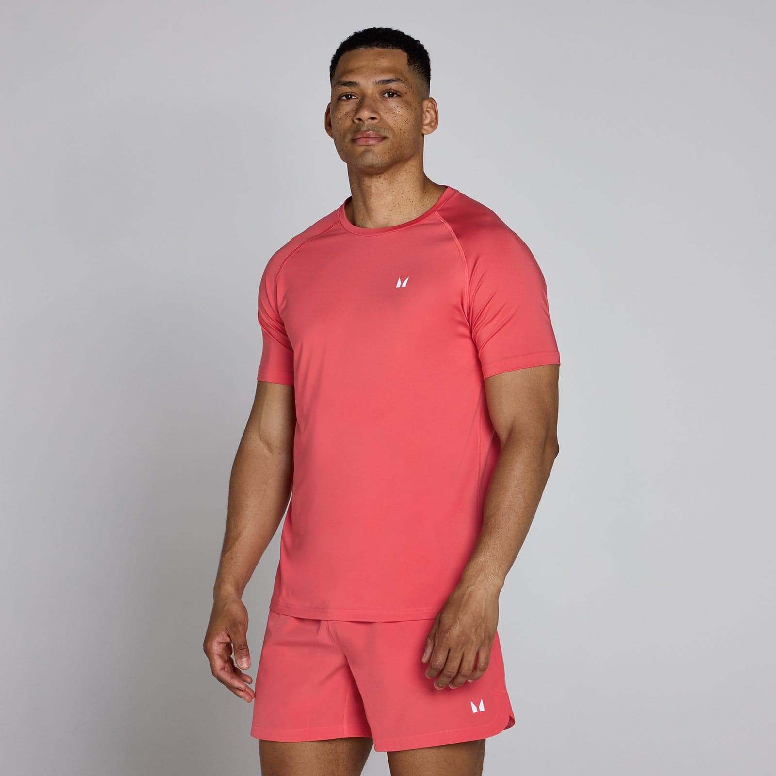 Mp Herren Training Kurzarm-T-Shirt – Karminrot - M