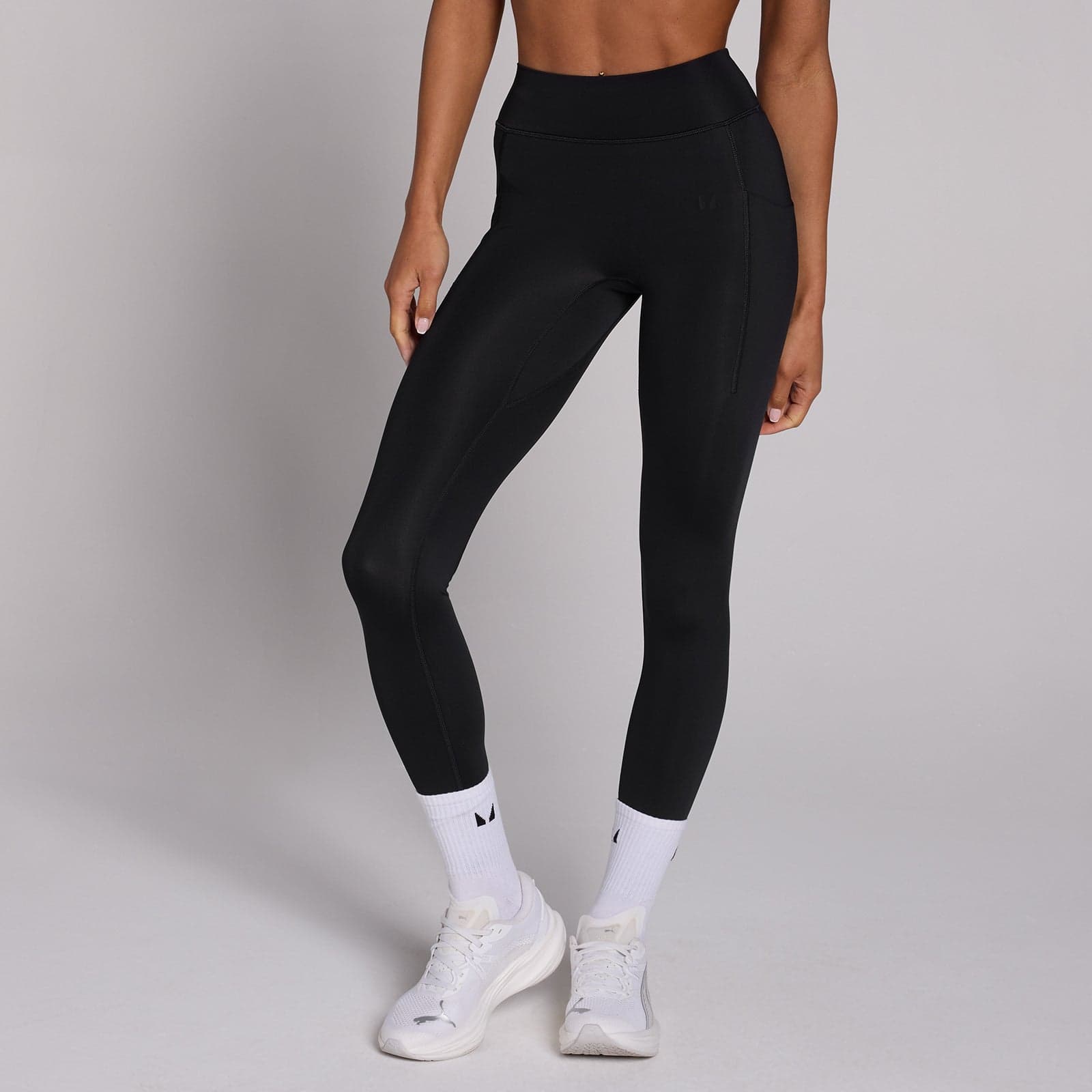 Mp Damen Trainings-Leggings Mit Taschen – Schwarz - L