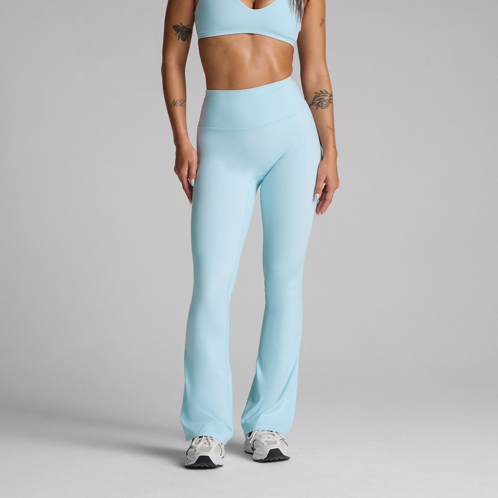Mp Damen Tempo Flared Leggings - Himmelblau - L