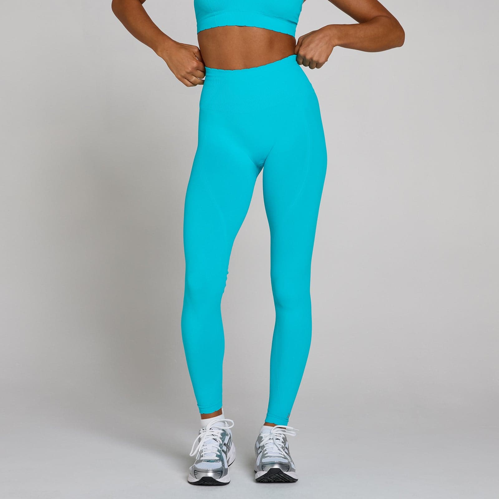 Mp Damen Tempo Ultra Seamless Leggings - Electric Blue - Xxl