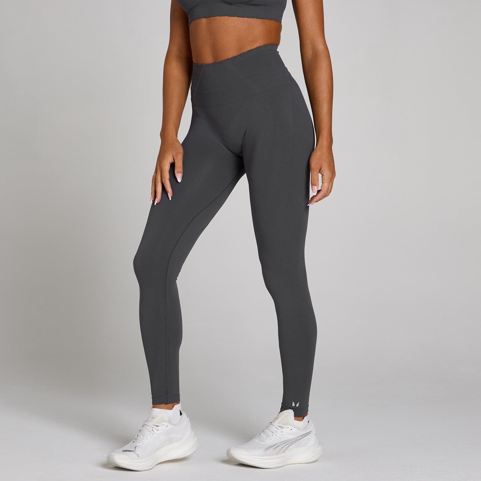 Mp Damen Tempo Ultra Seamless Leggings - Robust Grey - S