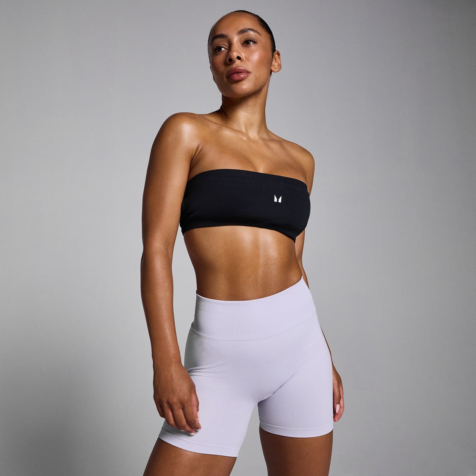 Mp Damen Lift Bandeau-Sport-Bh – Schwarz - L