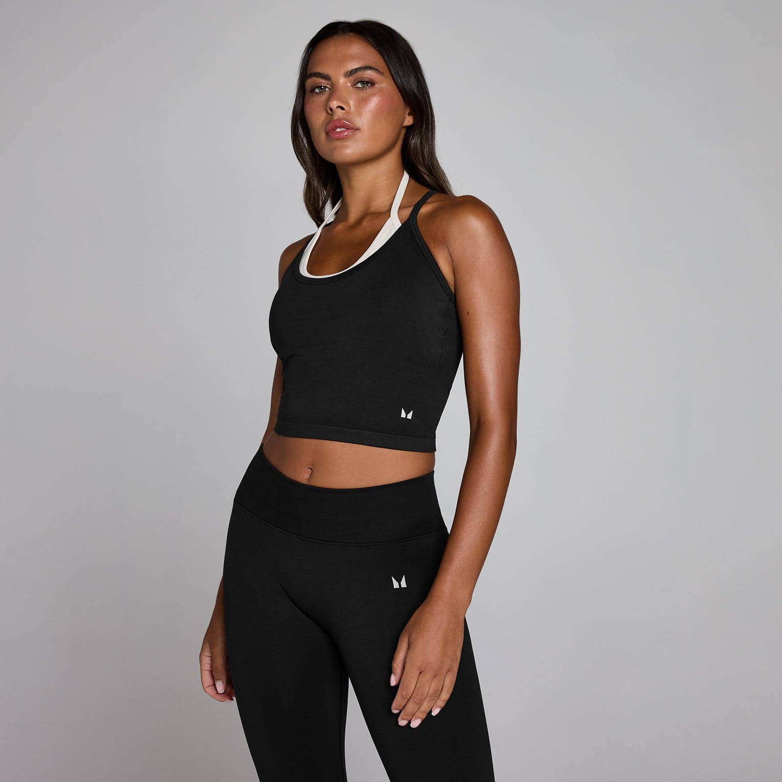 Mp Damen Seamless Layered Tank-Top - Vintage-Schwarz - M