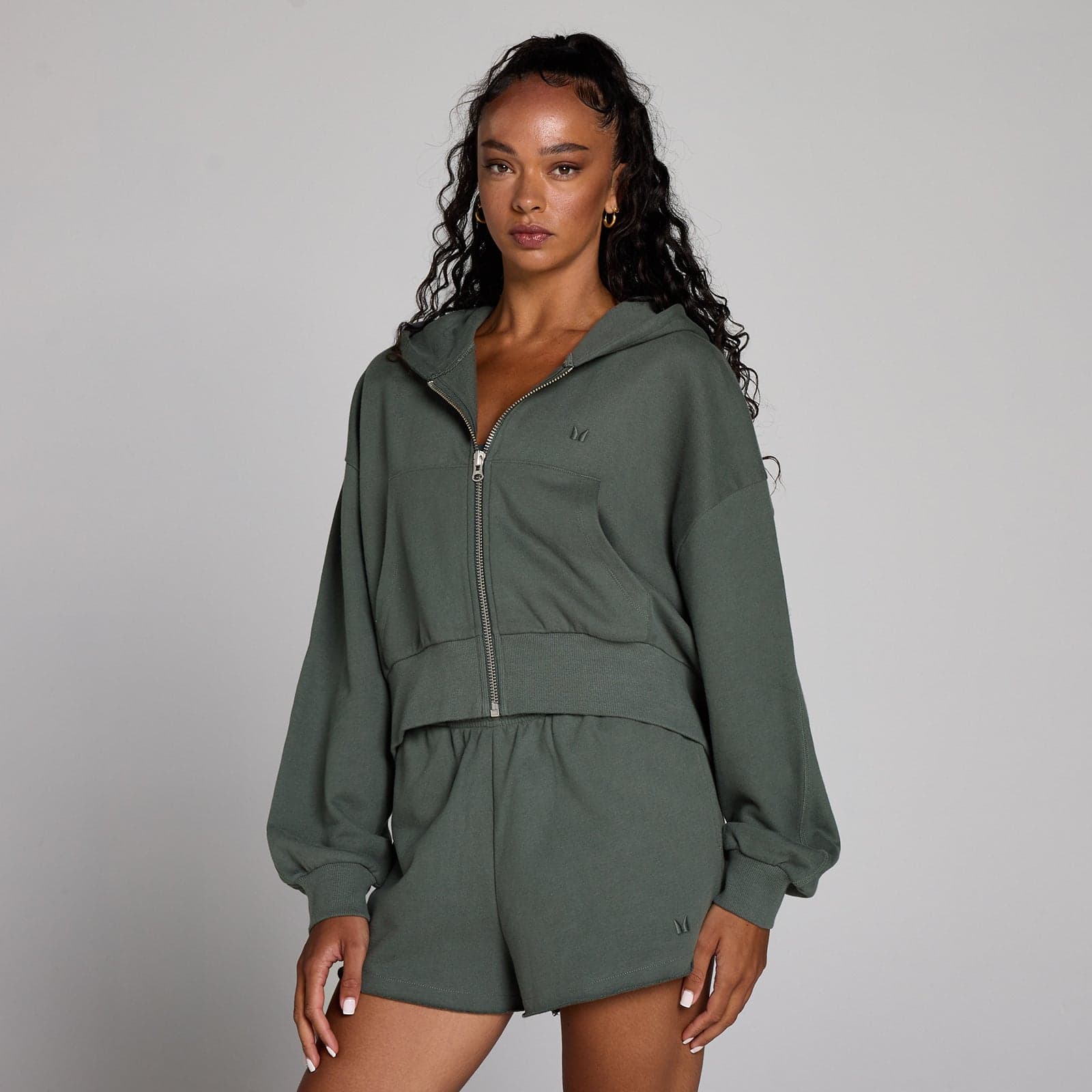 Mp Damen Lifestyle Zip-Through-Hoodie – Wolkengrün - S
