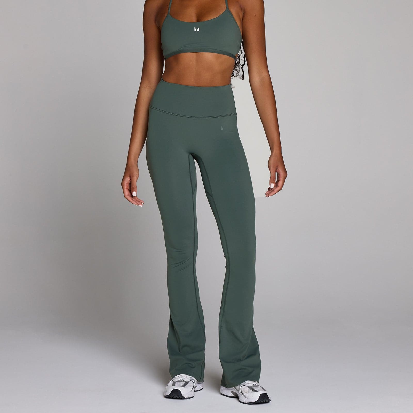 Mp Damen Tempo Flared Leggings – Wolkengrün - L