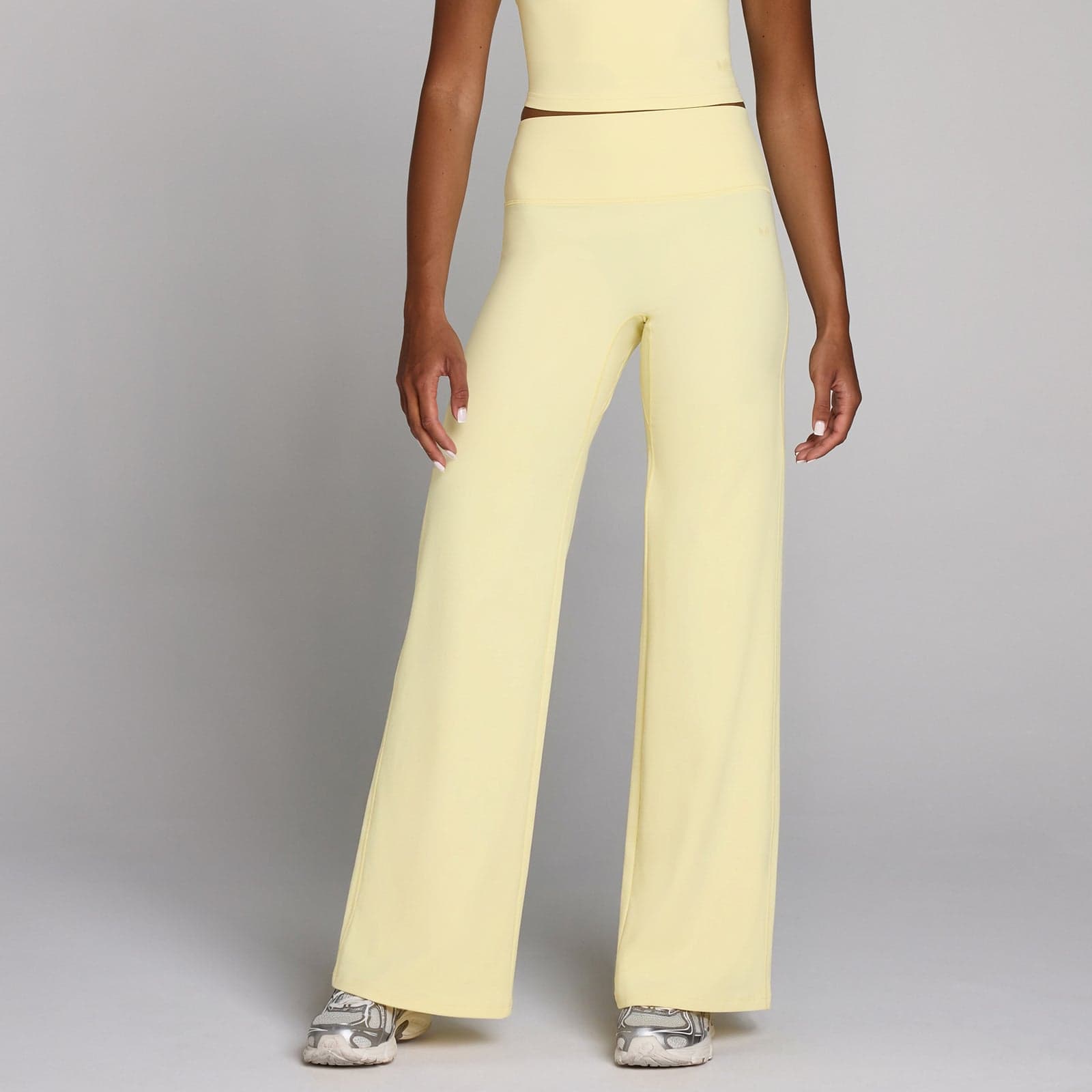 Mp Damen Tempo Wide Leg Leggings – Buttercreme - Xl