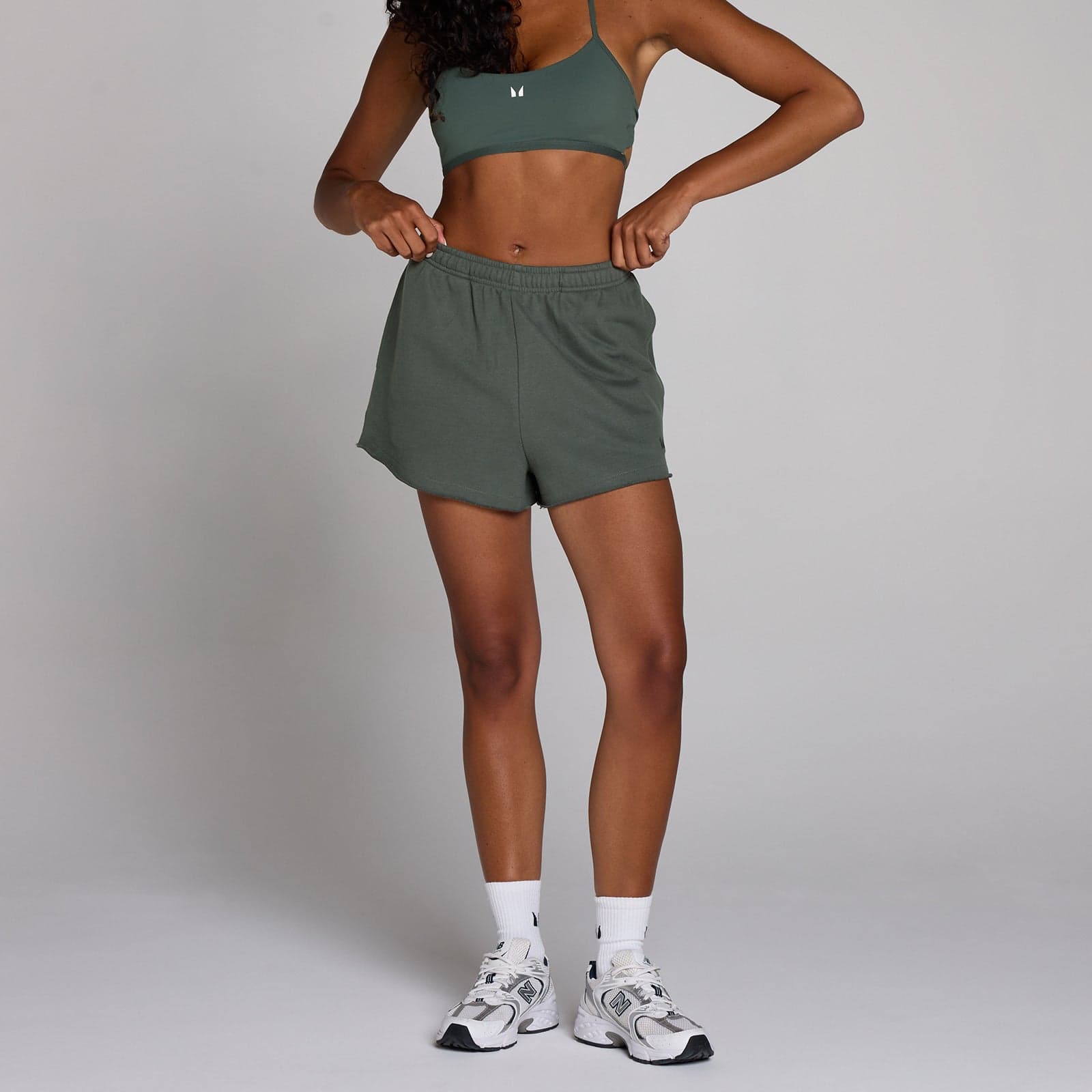 Mp Damen Lifestyle-Sweatshorts – Wolkengrün - Xxl