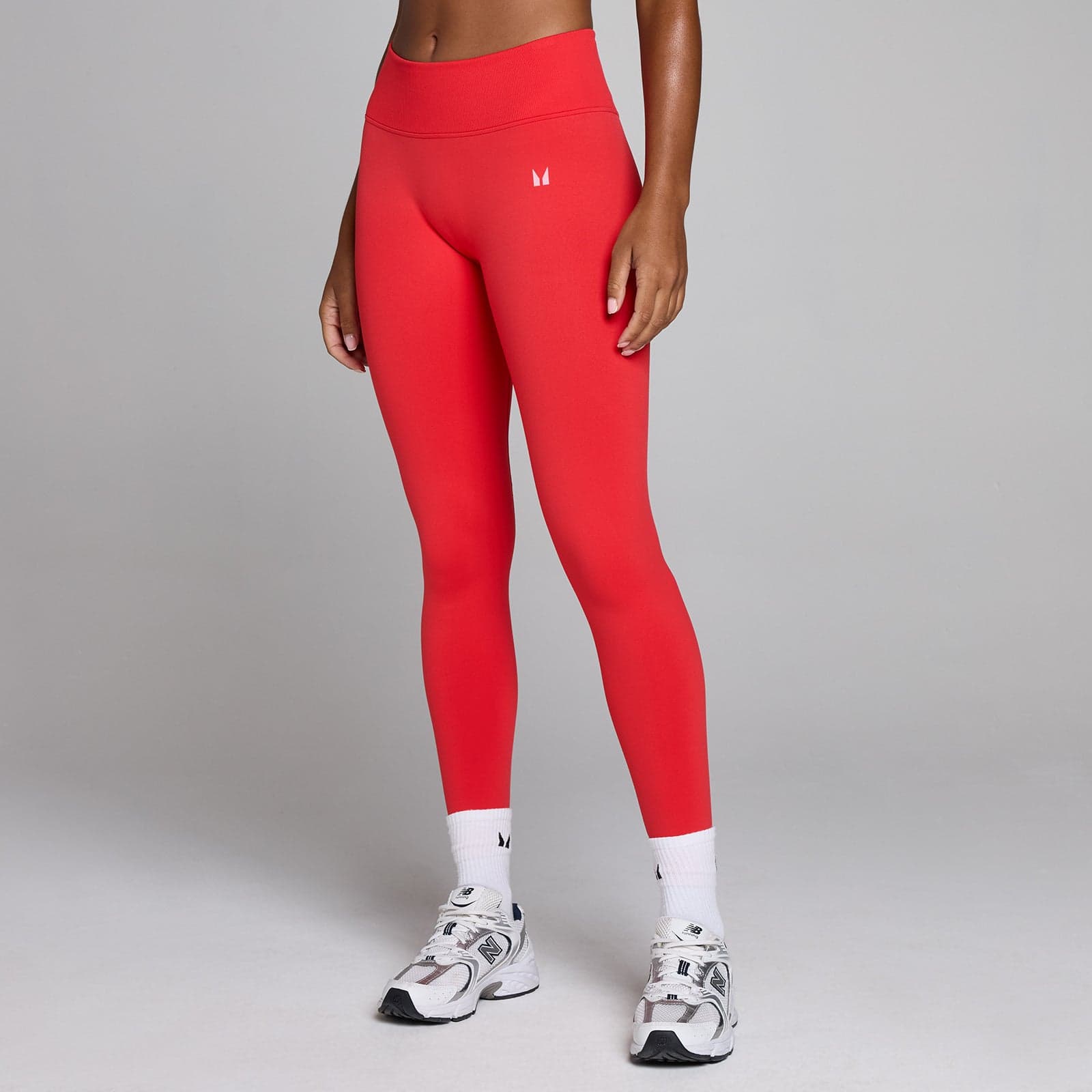 Mp Nahtlose Invisible Scrunch Leggings Für Damen – Karmesinrot - Xxl