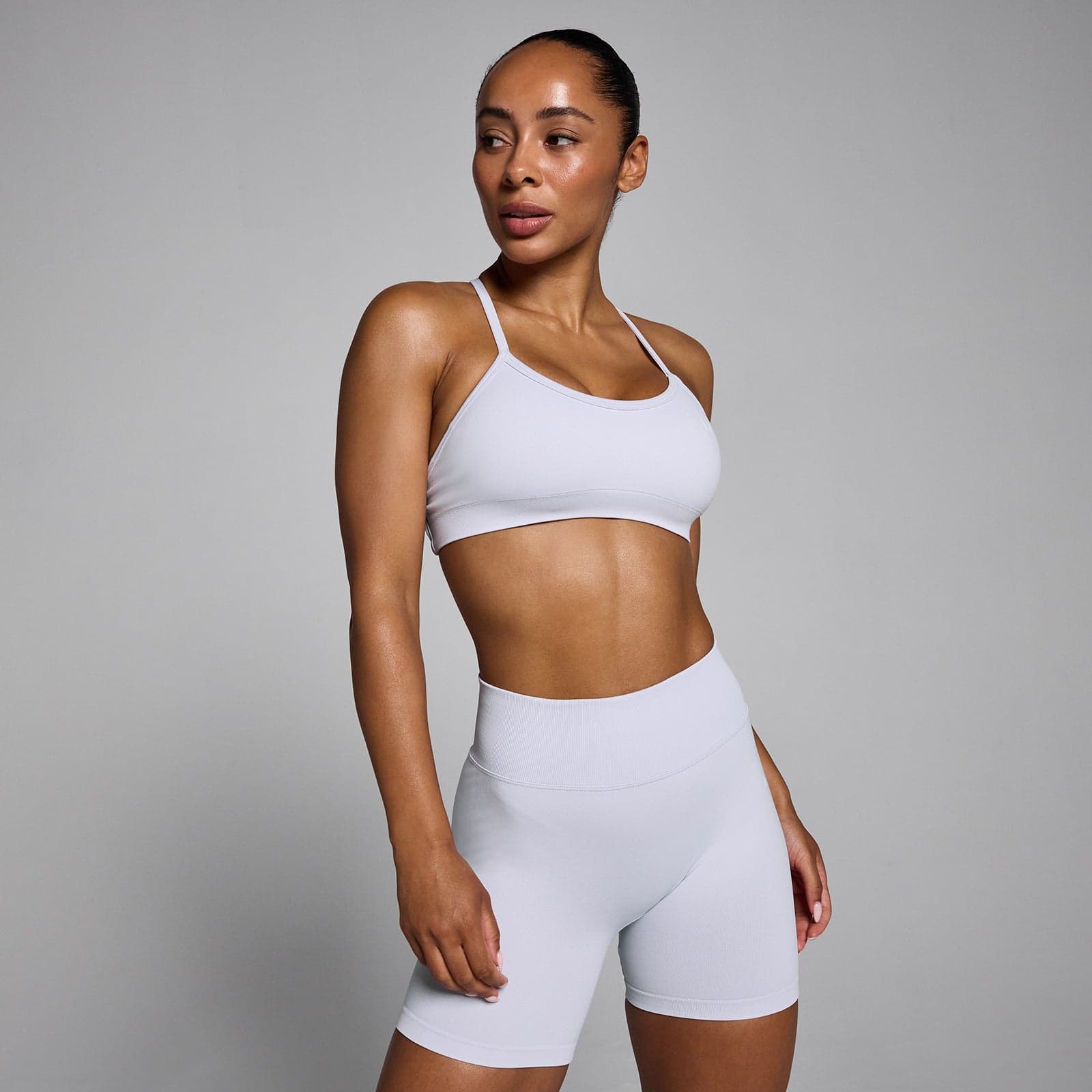Mp Damen Lift Seamless Strappy Bh - Chalk Dust - Xs