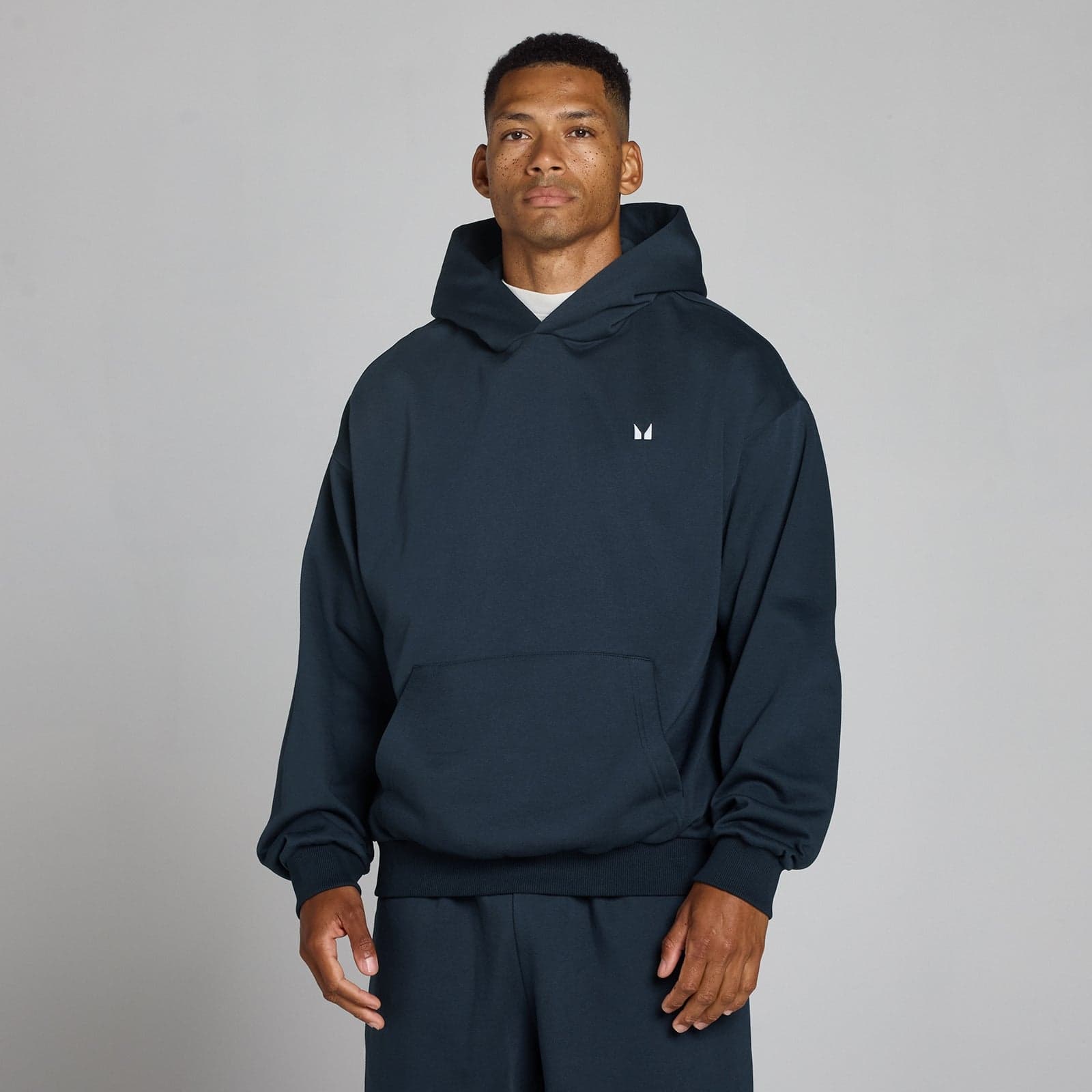 Mp Herren Rest Day Oversized-Hoodie – Dunkelmarineblau - Xxxl