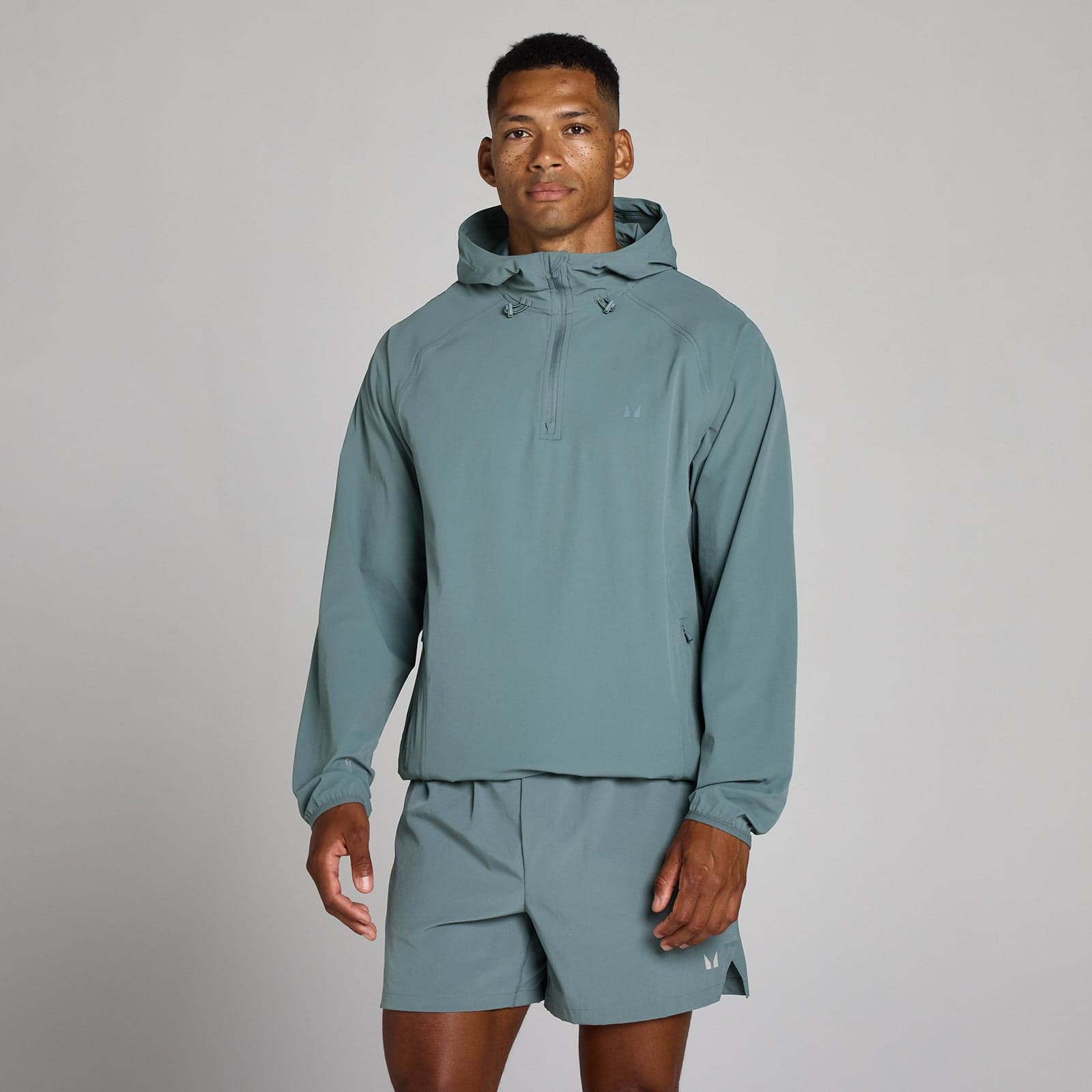 Mp Herren Training Ultra Woven 1/4-Reißverschluss-Jacke - Future Blue - L
