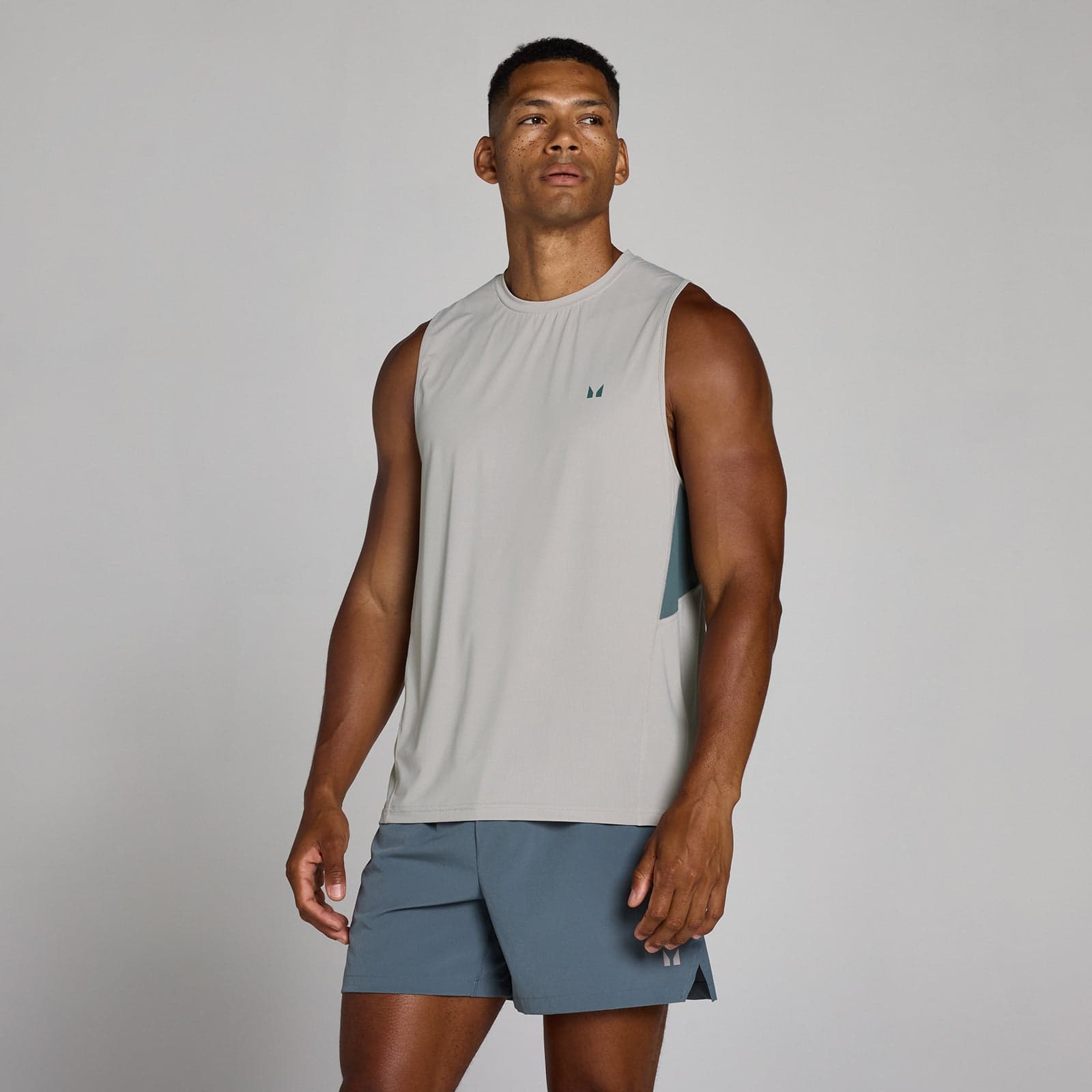 Mp Men'S Training Ultra Mesh Tank - Chalk Grey - Xxl