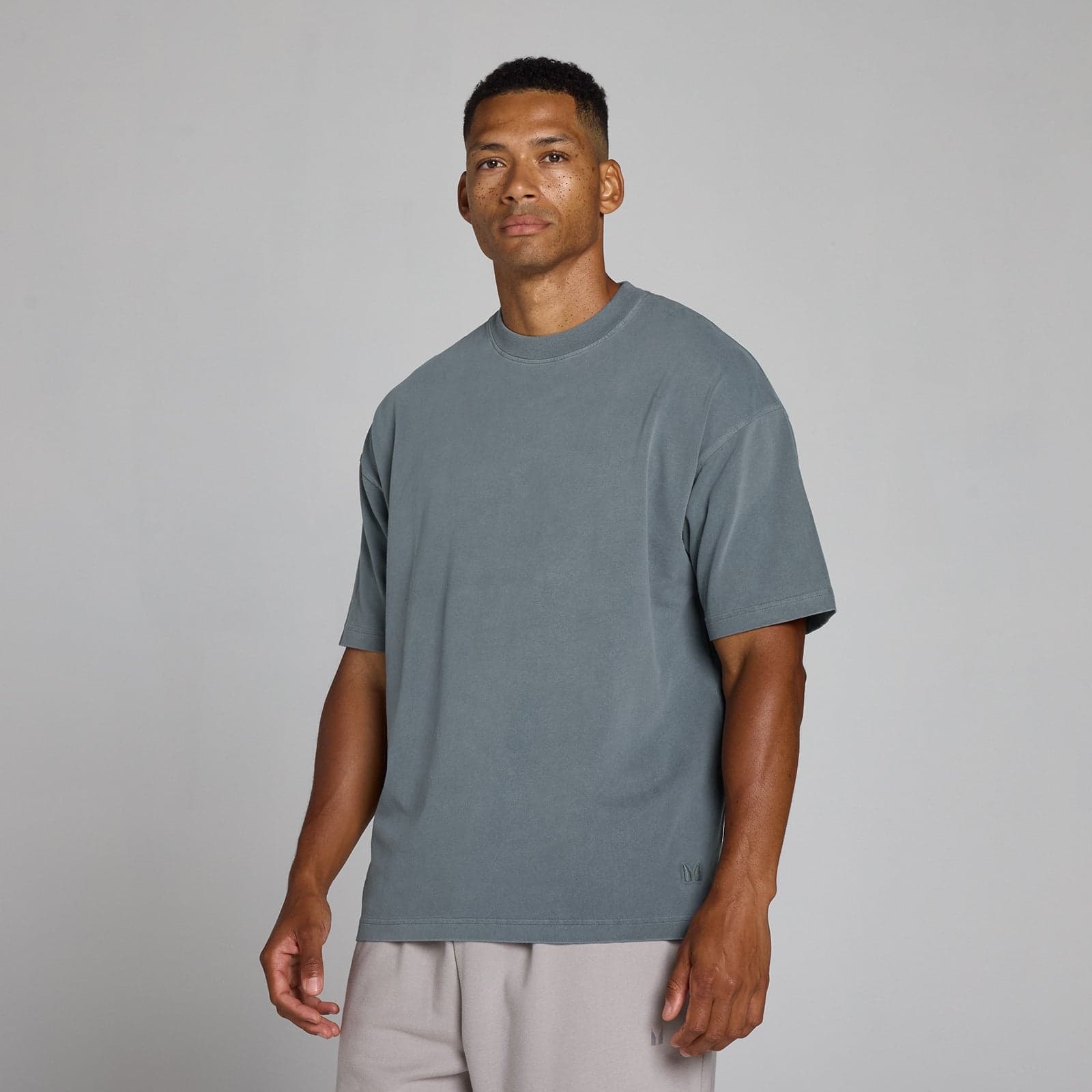 Mp Men'S Washed Oversized T-Shirt - Future Blue - Xl