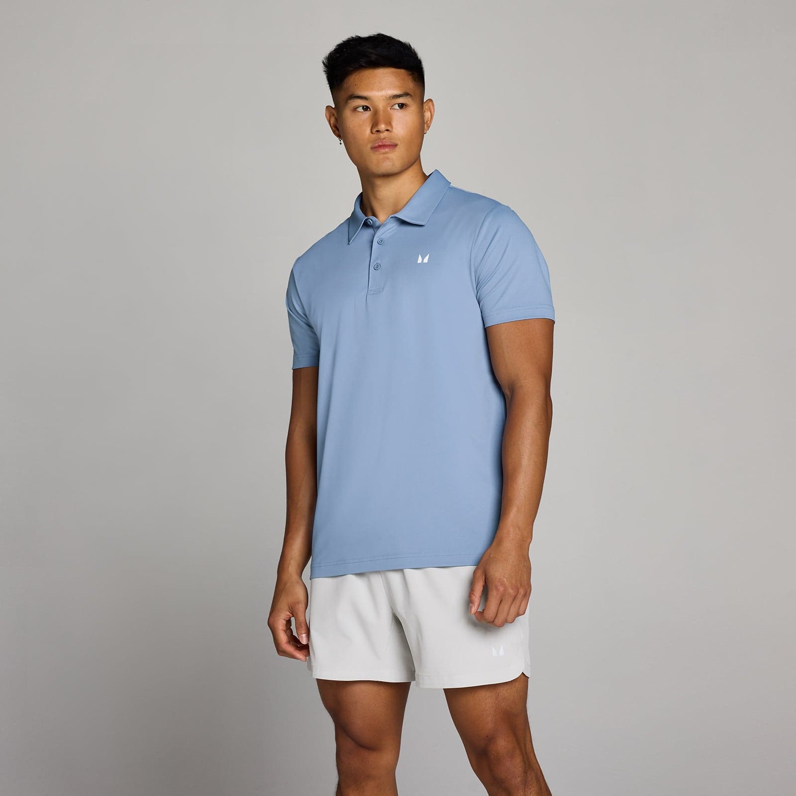 Mp Herren Training Poloshirt – Nebelblau - Xs