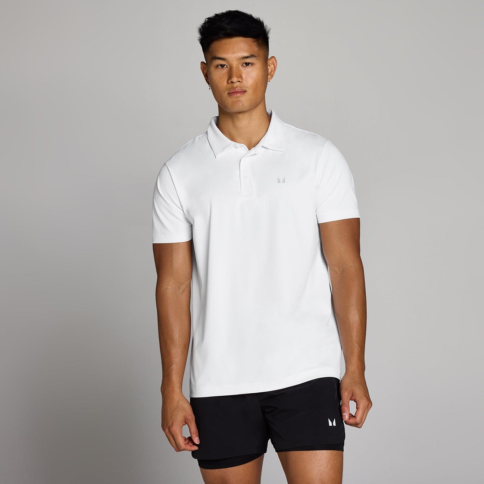 Mp Herren Training Poloshirt – Weiß - Xl