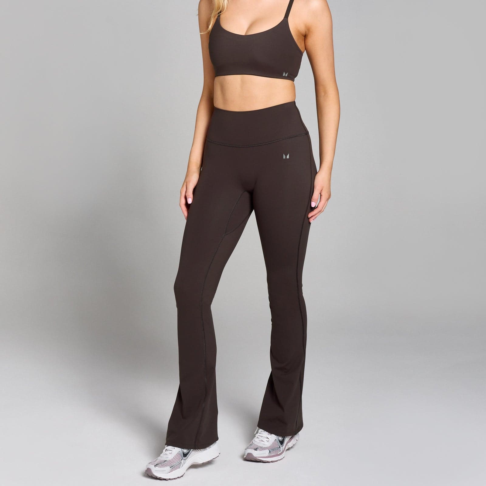 Mp Damen Tempo Petite Flared Leggings – Kakao - Xxl