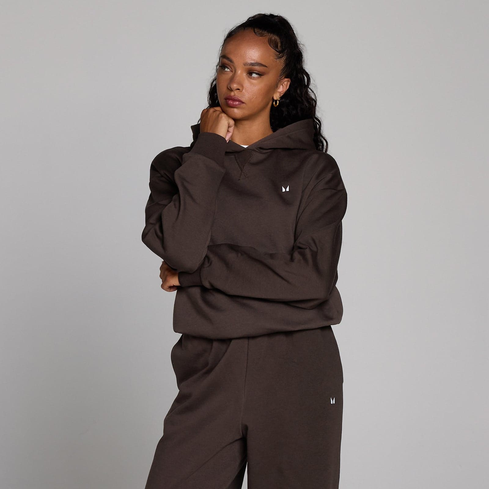 Mp Damen Basics Oversized-Hoodie - Kakao - Xl