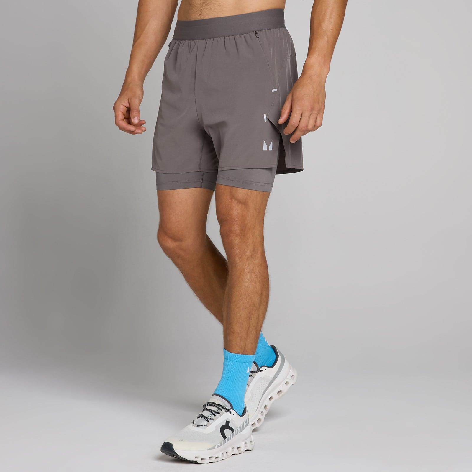 Mp Hybrid Lightweight 5 2-In-1 Shorts Für Herren - Aschgrau - Xl