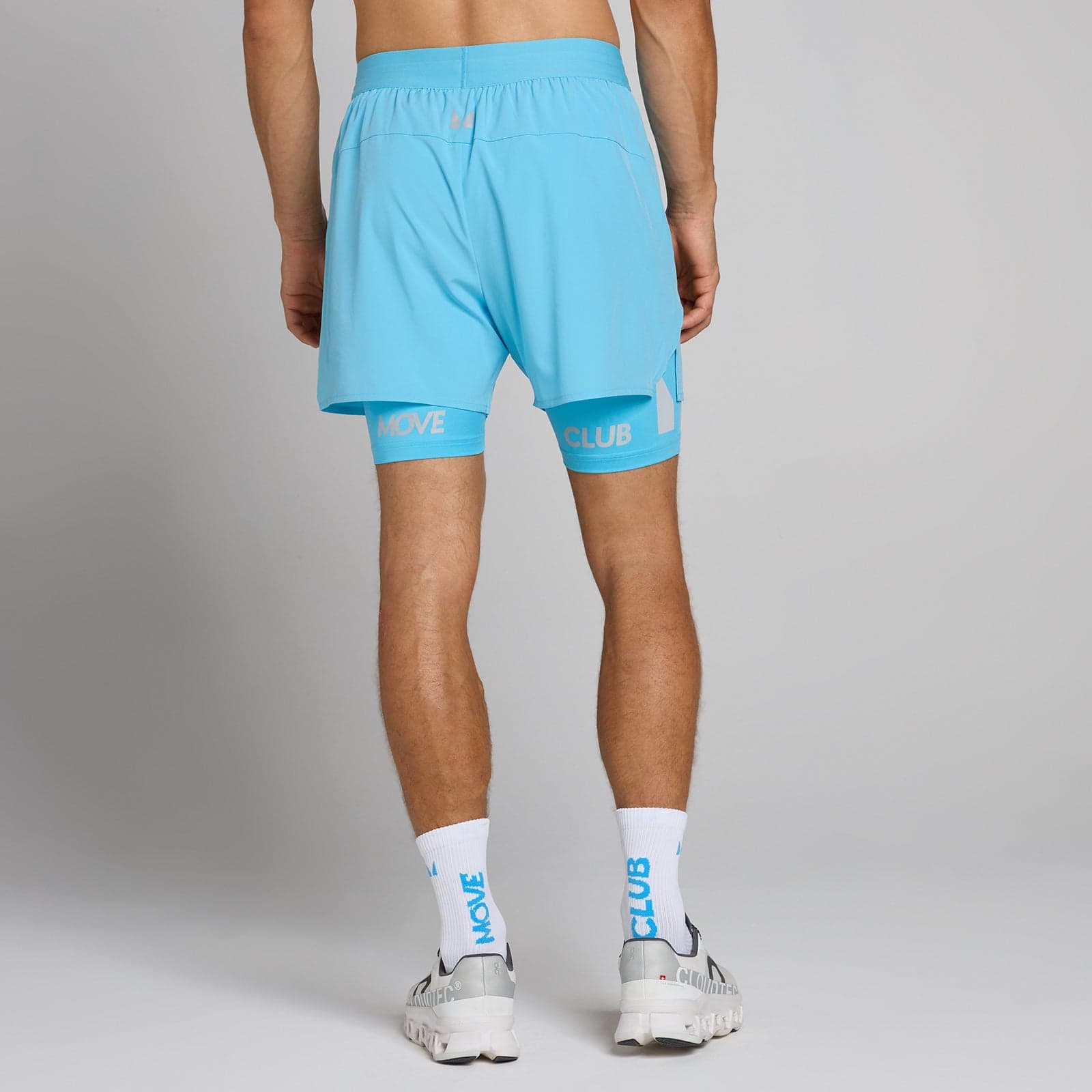 Mp Herren Hybrid Lightweight 5 2-In-1 Shorts - Cerulean Blue - Xxl