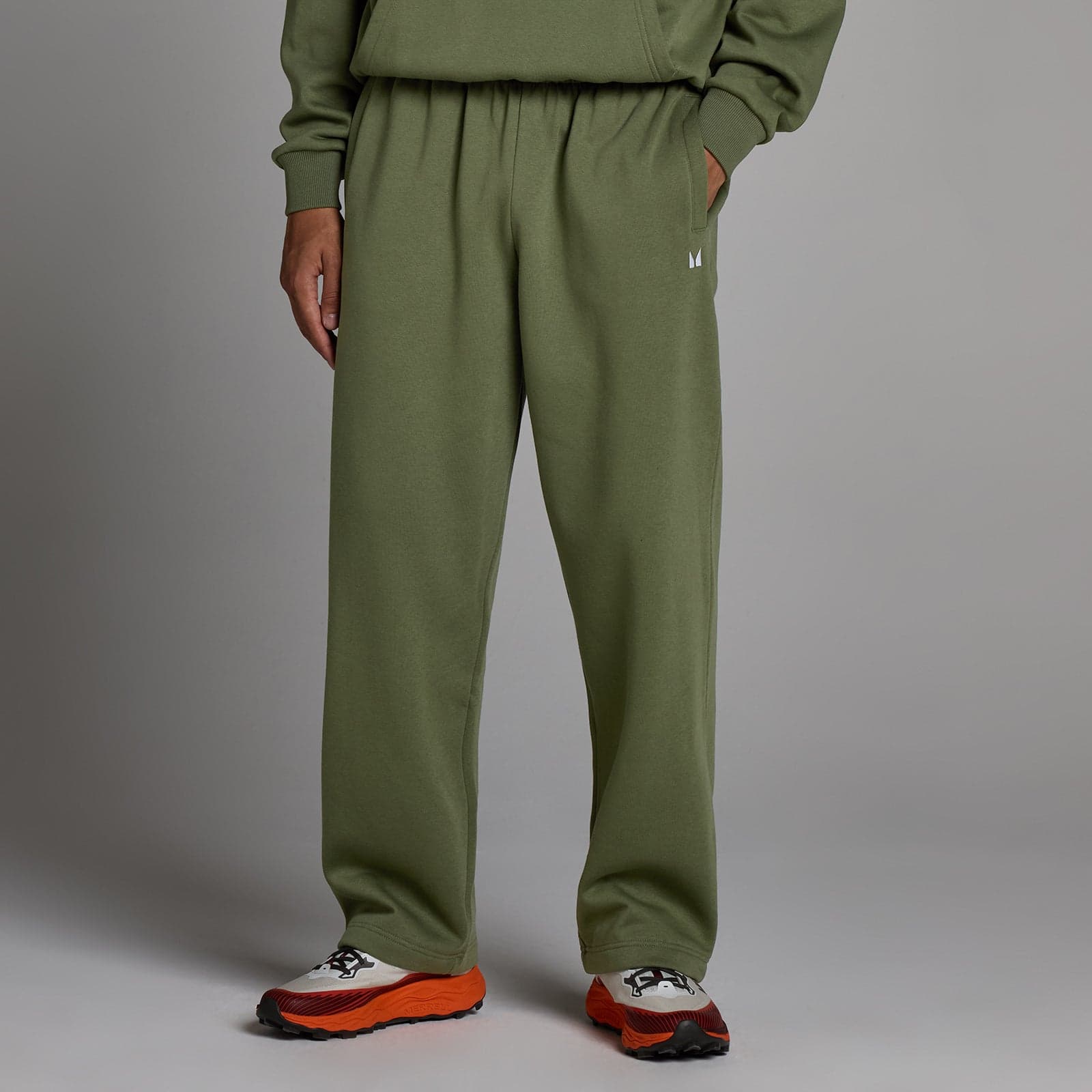 Mp Herren Rest Day Jogginghose Mit Geradem Bein - Vintage-Oliv - Xxxl