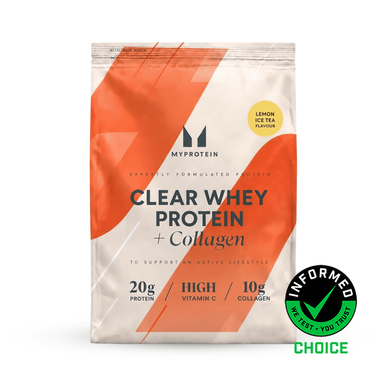 Clear Protein | Whey & Collagen - 1000g - 40portionen - Lemon Iced Tea