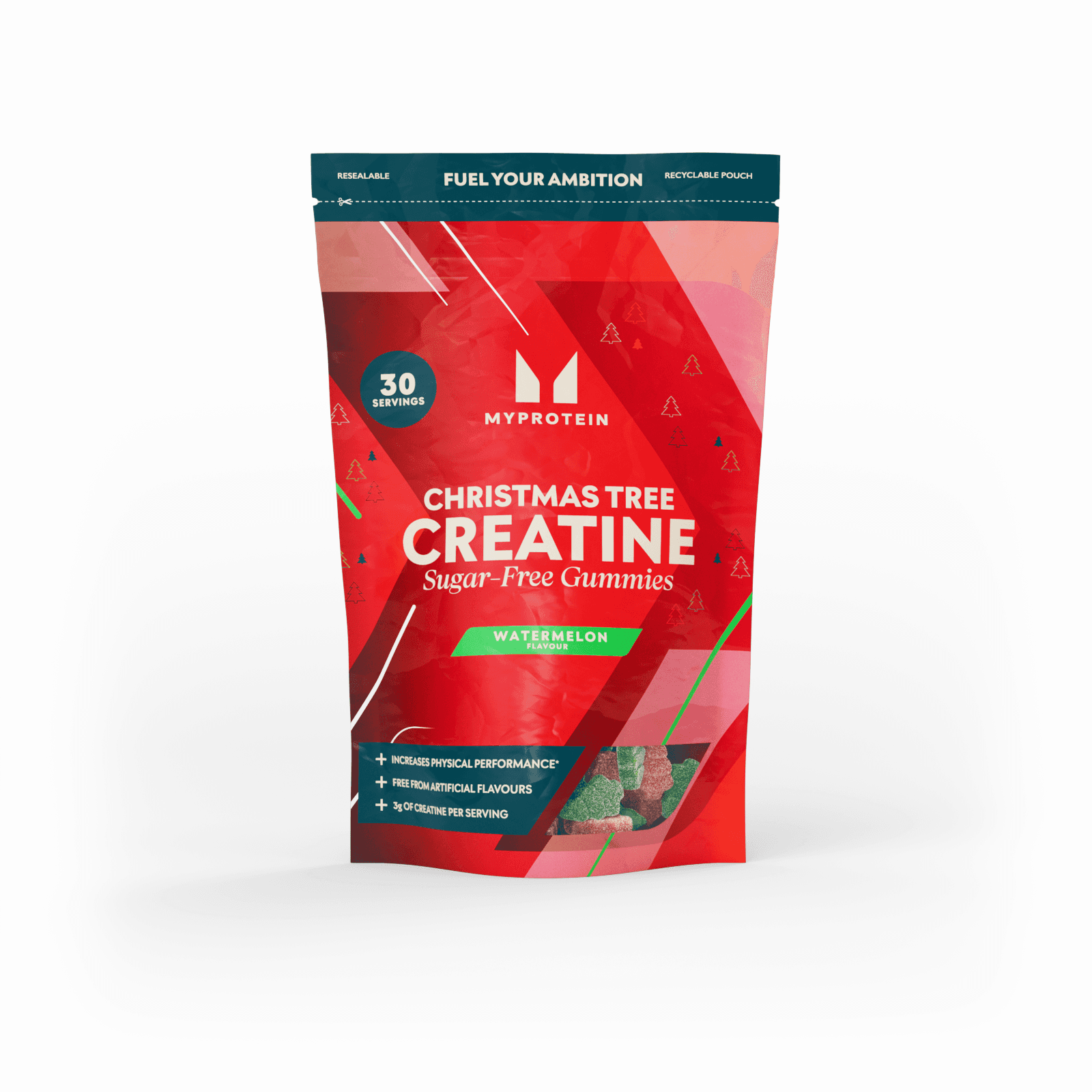 Zuckerfreie Kreatin-Gummis - 90 Gummies - 30portionen - Wassermelone