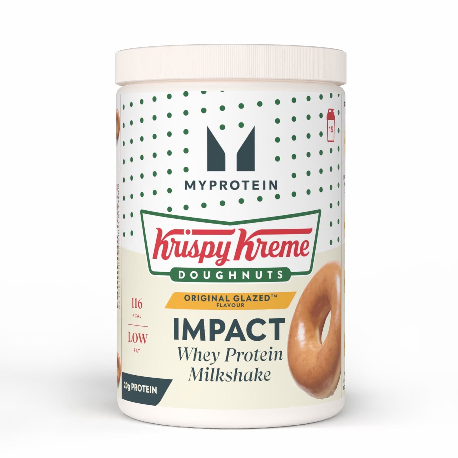 Impact Whey Protein Milchshake - Krispy Kreme® - 465g - 15portionen - Original Glazed™ Doughnut