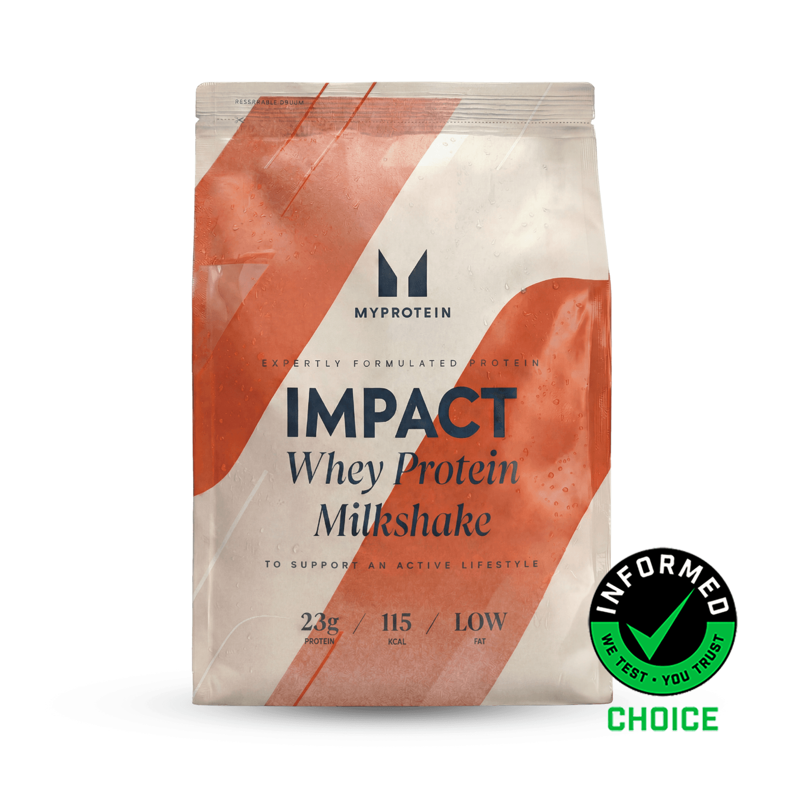 Impact Whey Protein Milchshake - 930g - 30portionen - Geschmacksneutral