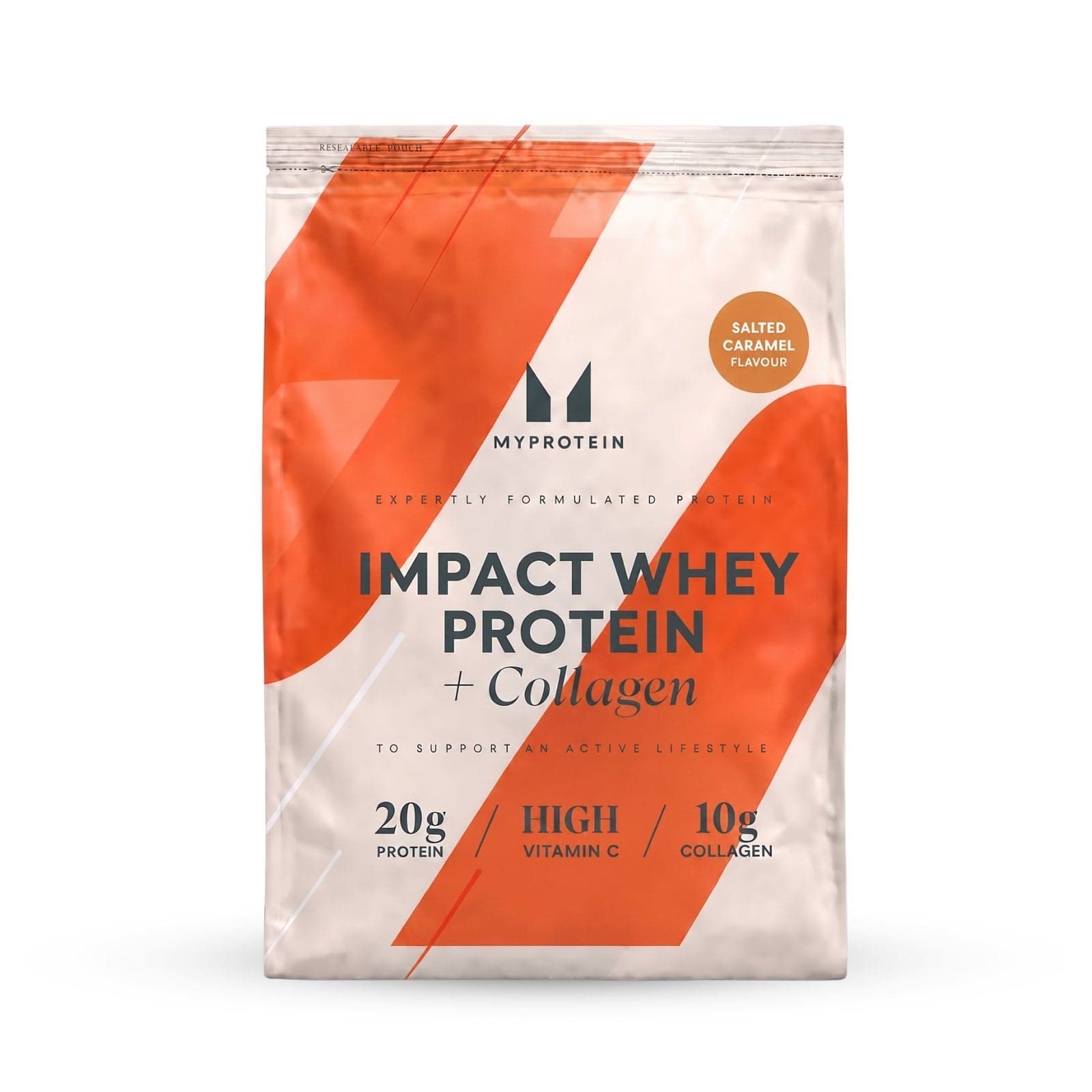 Impact Whey Protein - 375g - 15portionen - Salted Caramel (+Collagen)