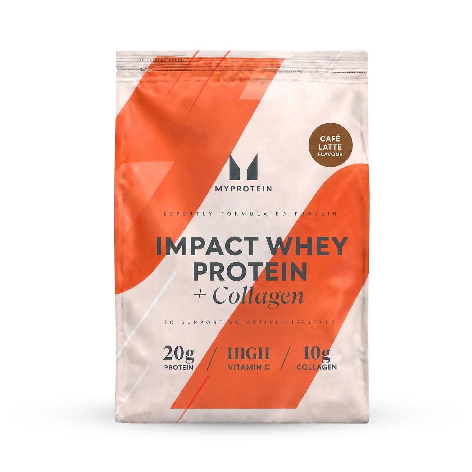 Impact Whey Protein - 2340g - 90portionen - Cafe Latte (+Collagen)