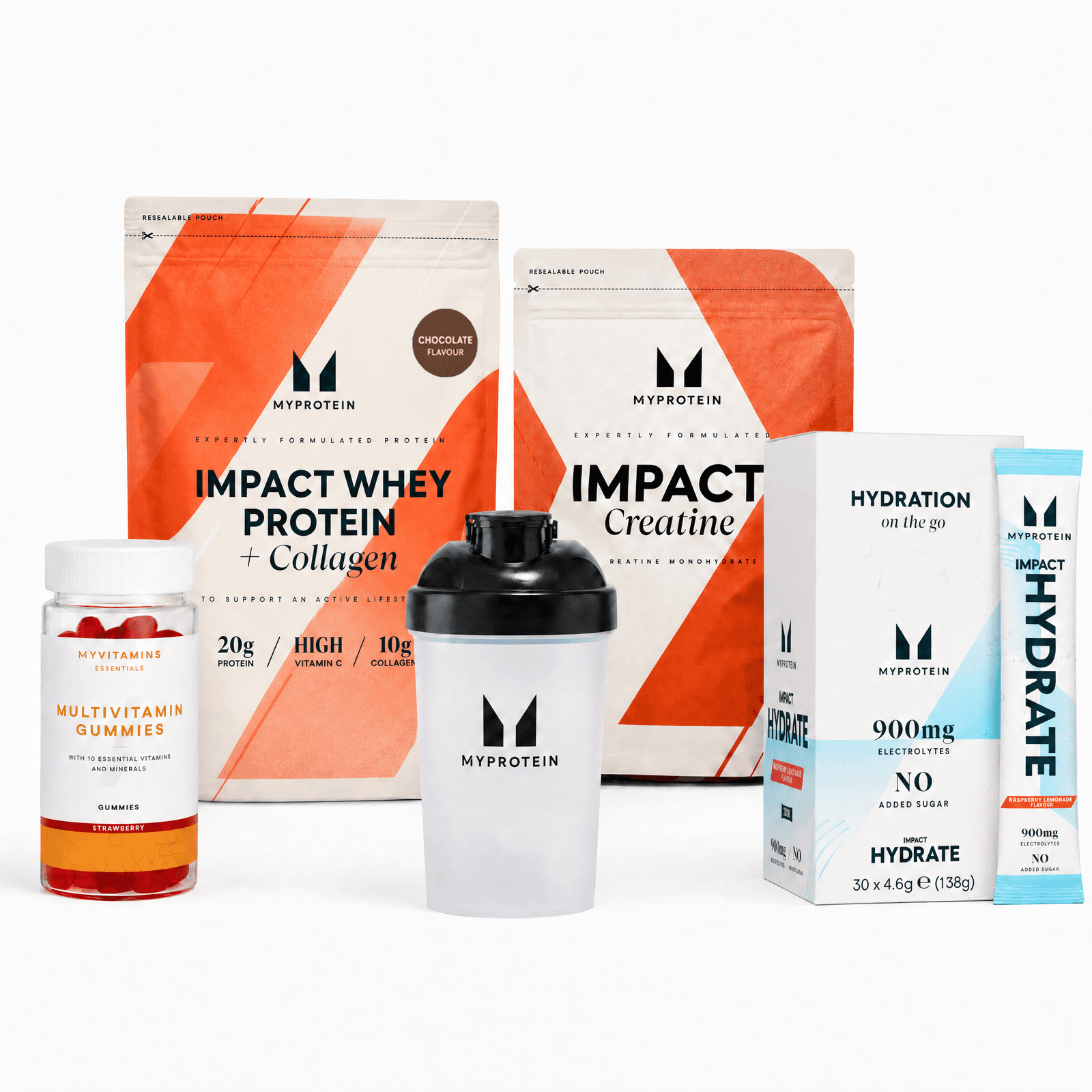 Impact Week Protein Bundle - Raspberry Lemonade - 30portionen - Chocolate