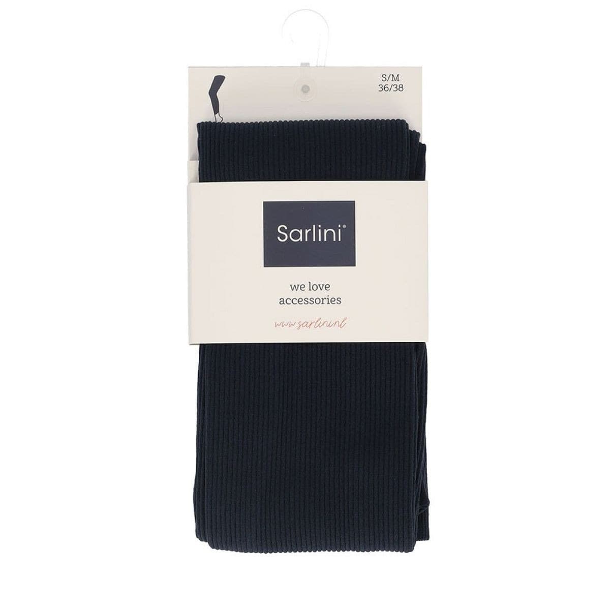 Nahtlose Leggings Mit Rippmuster – Schwarz – S-M