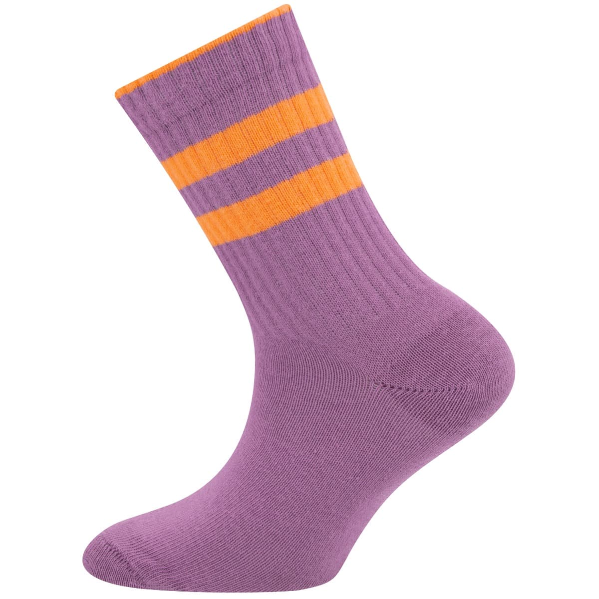 Kindersocken Aus Baumwolle Mit Streifen - Lavendel - 27-30 - 1 Paar