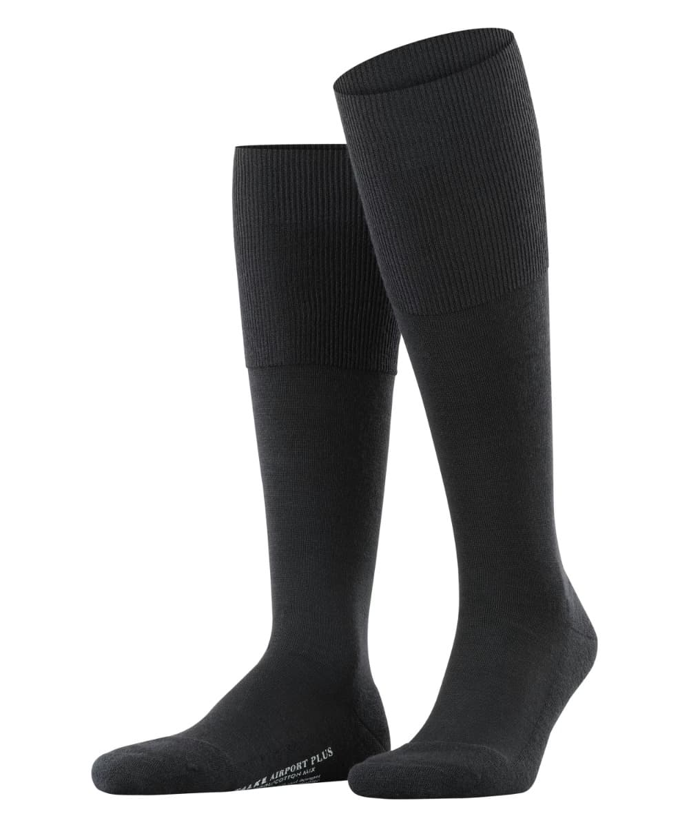 Heren Kniekousen Airport Plus - Black - 41-42