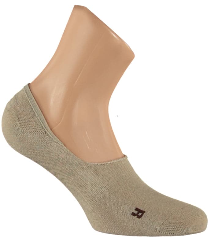 Bamboo Sneaker Socken No Show – Beige – 35-38