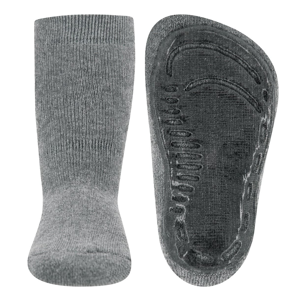 Antirutschsocken – Grau Meliert – 39-42